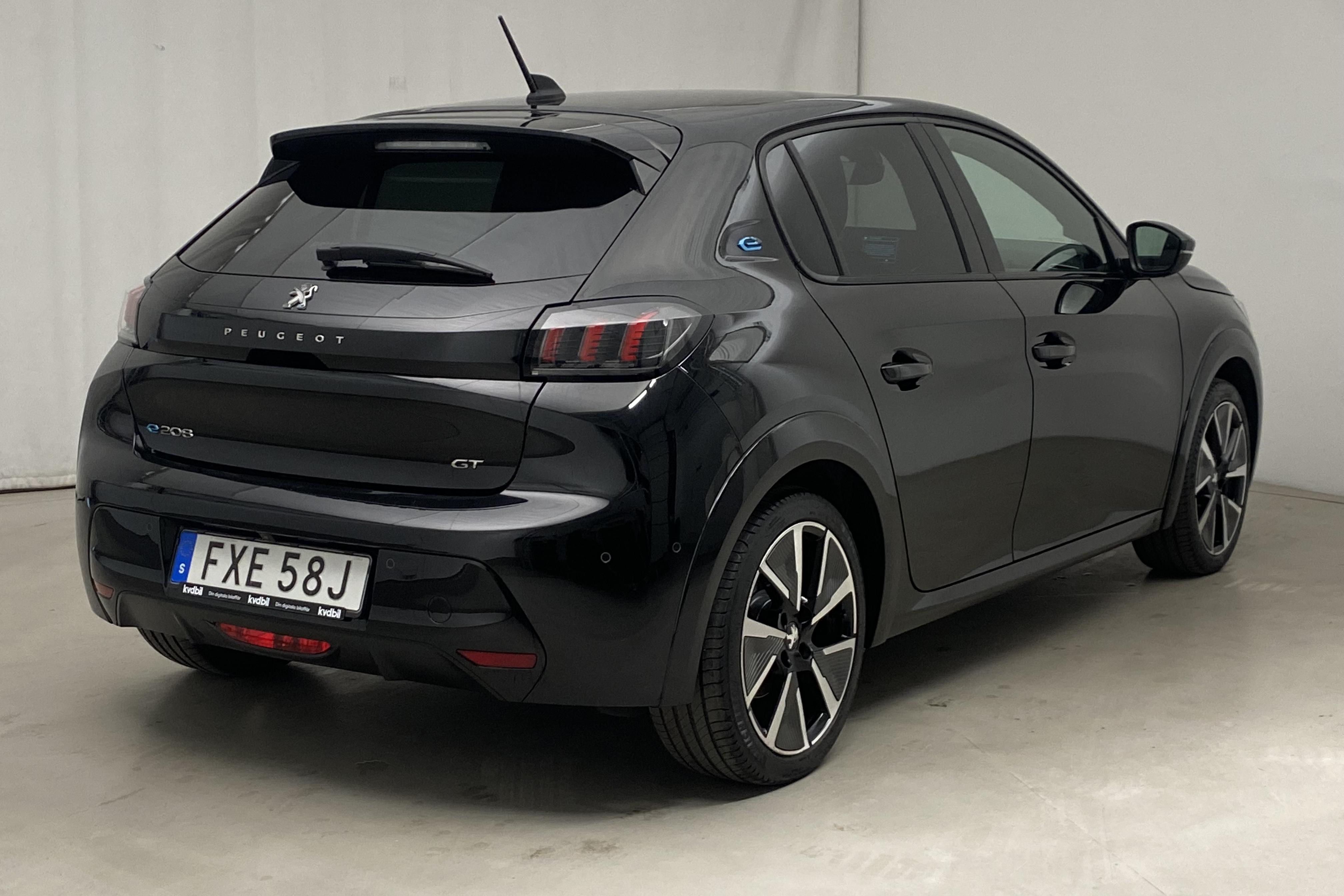 Peugeot e-208 50 kWh 5dr (136hk) - 60 210 km - Automatic - black - 2021