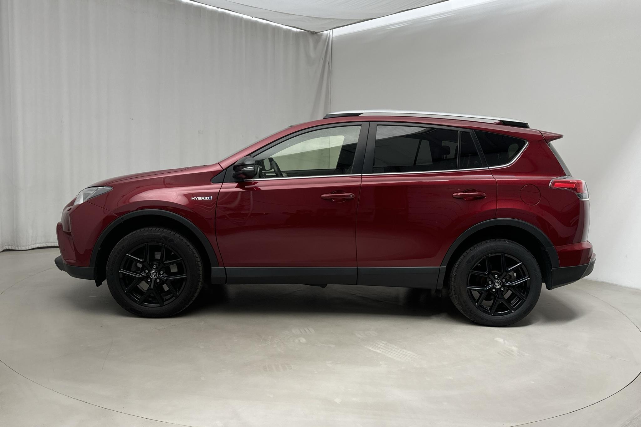 Toyota RAV4 2.5 HSD AWD (197hk) - 80 810 km - Automaatne - Dark Red - 2019