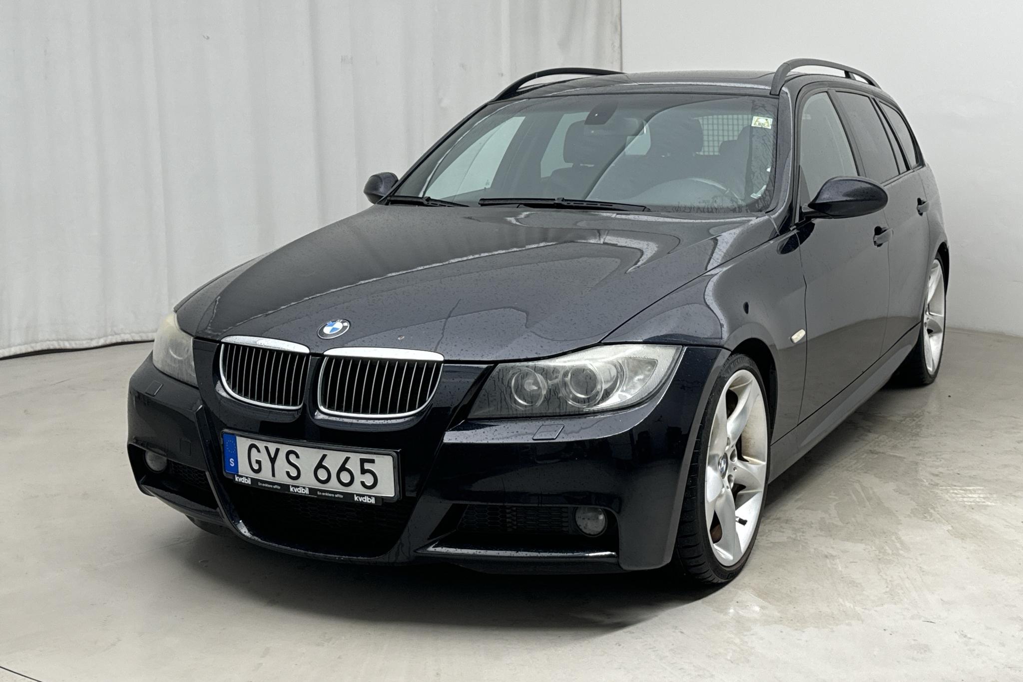 BMW 335d Touring, E91 (286hk) - 201 300 km - Automaattinen - musta - 2008