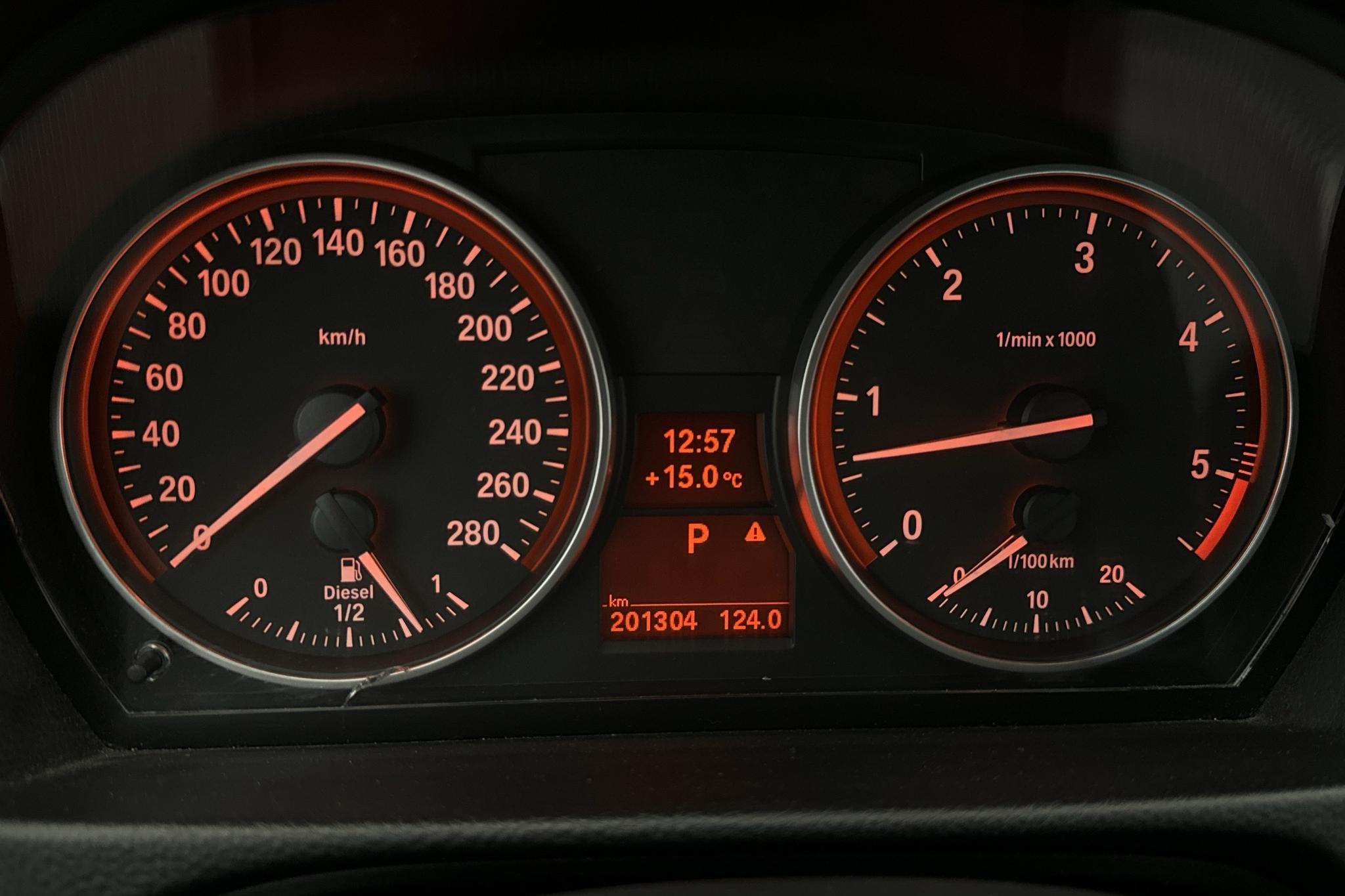 BMW 335d Touring, E91 (286hk) - 201 300 km - Automatyczna - czarny - 2008