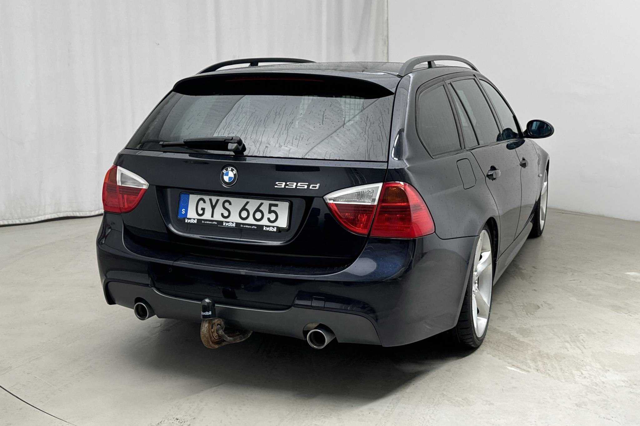 BMW 335d Touring, E91 (286hk) - 201 300 km - Automatyczna - czarny - 2008