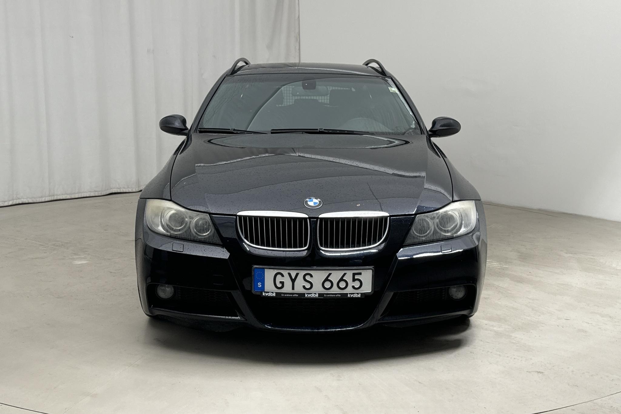 BMW 335d Touring, E91 (286hk) - 201 300 km - Automatyczna - czarny - 2008