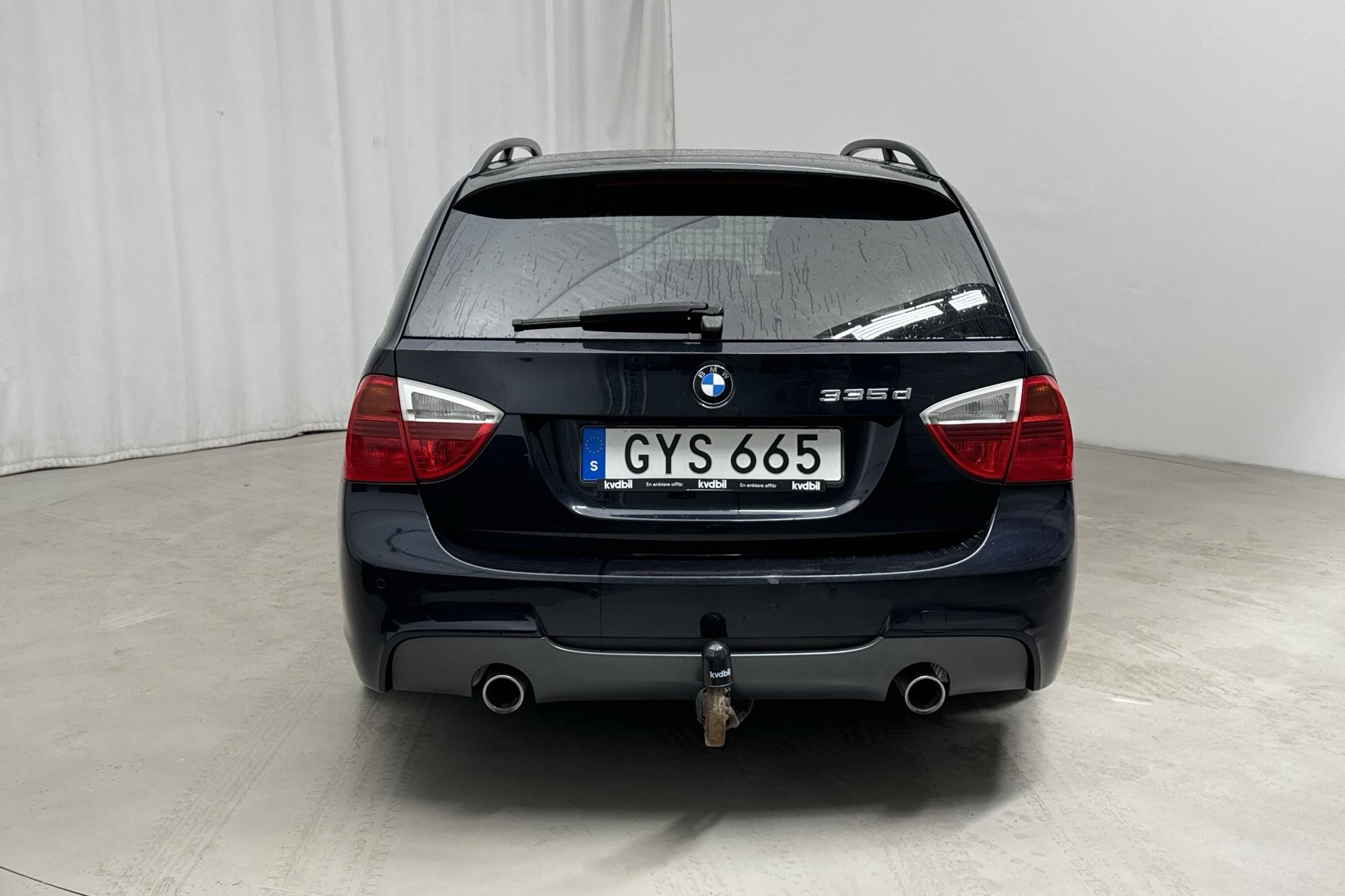 BMW 335d Touring, E91 (286hk) - 201 300 km - Automatyczna - czarny - 2008