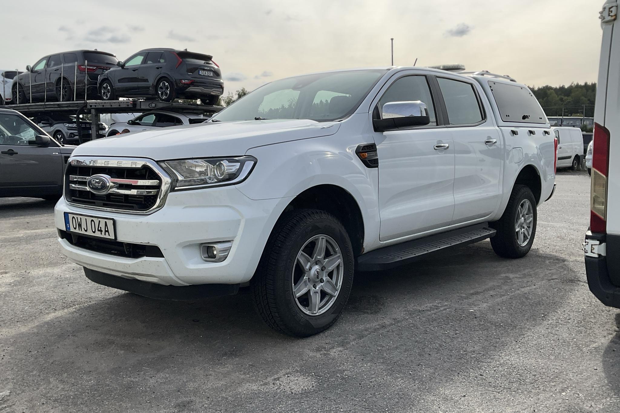 Ford Ranger 2.0 TDCi 4WD (170hk) - 162 930 km - Automatyczna - biały - 2020