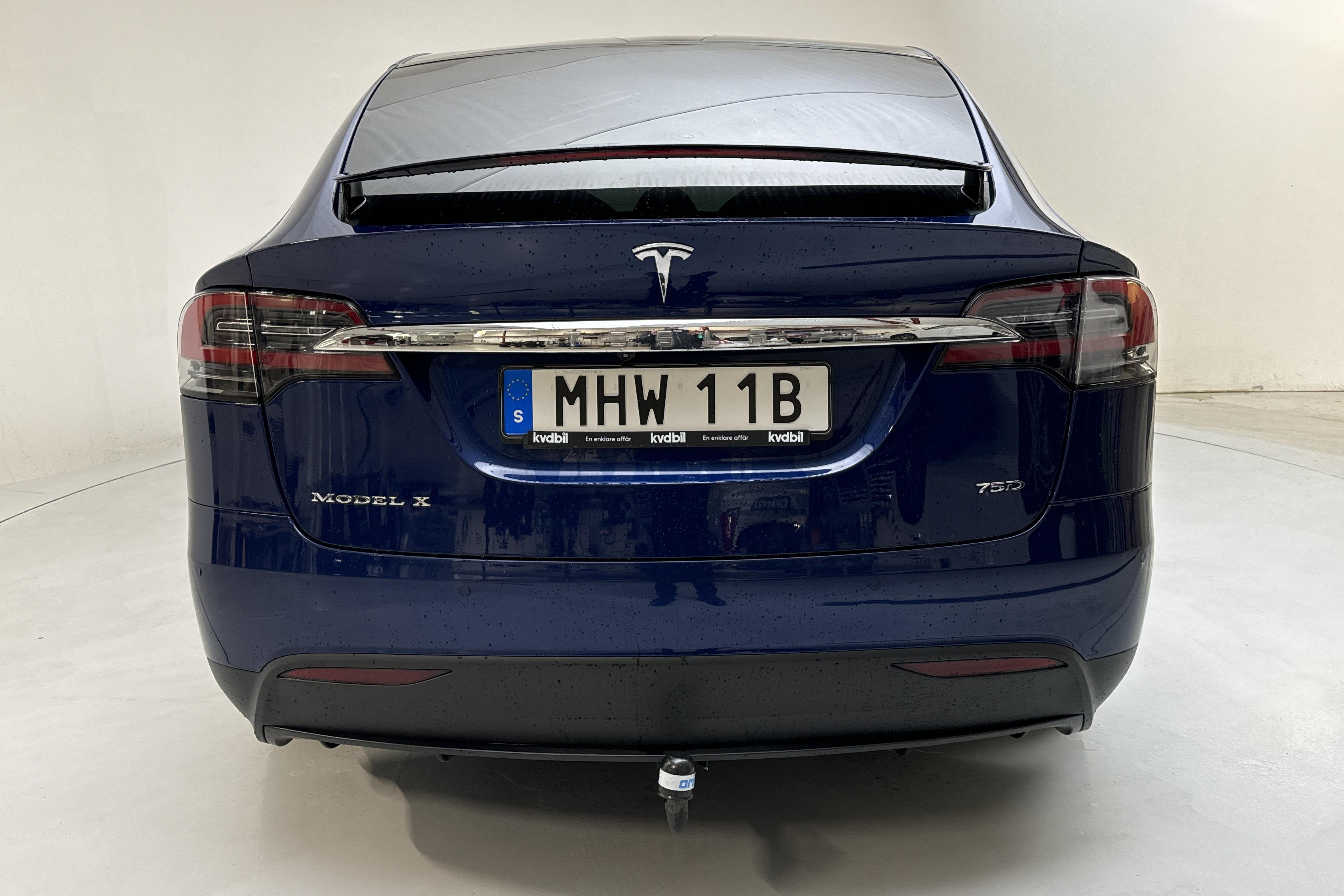 Tesla Model X 75D - 88 230 km - Automatic - blue - 2017