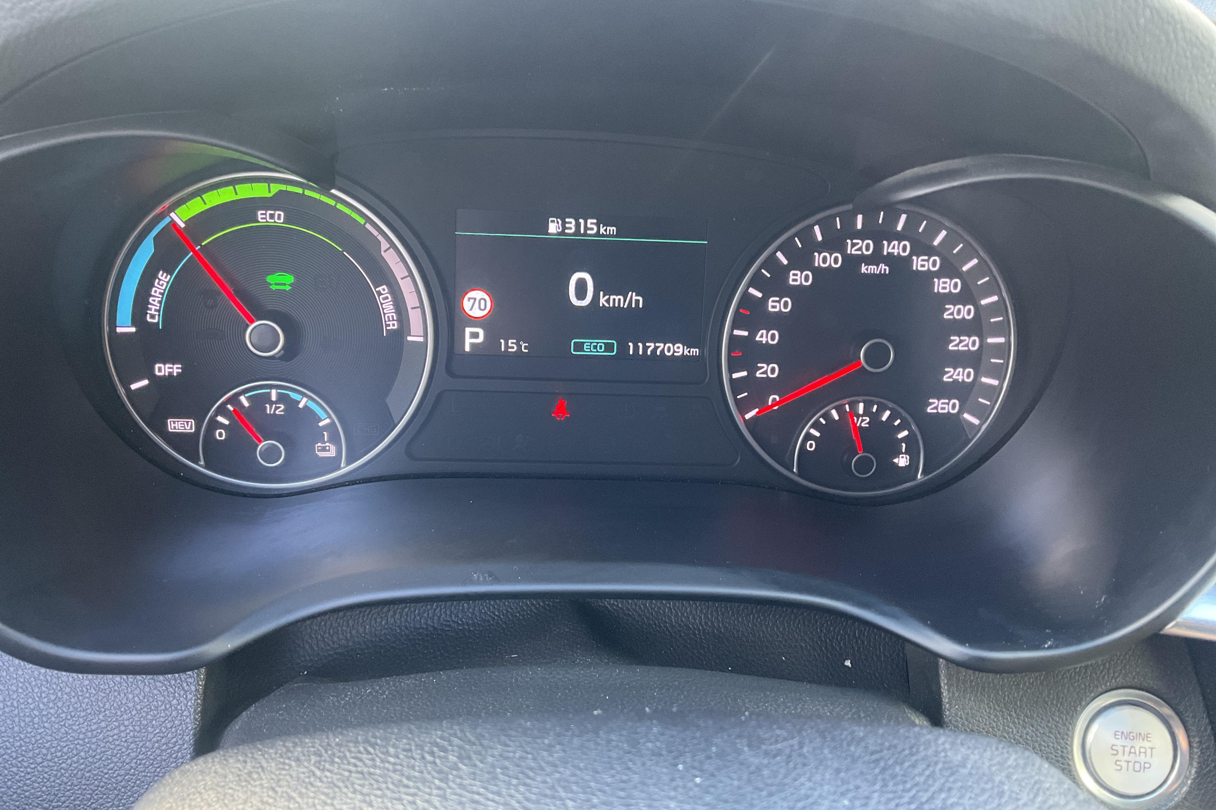 KIA Optima 2.0 GDi Plug-in Hybrid SW (205hk) - 117 700 km - Automatyczna - czarny - 2020