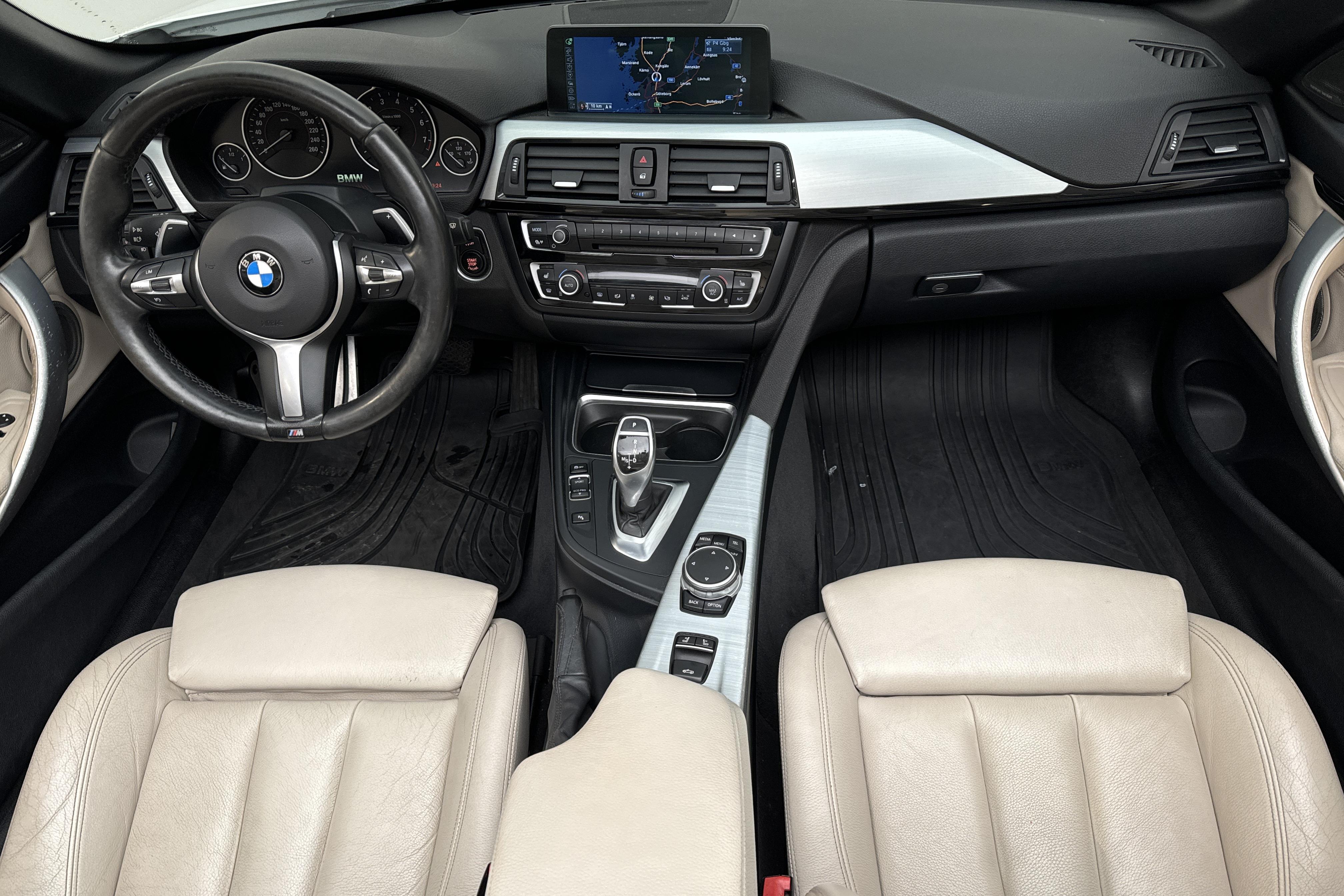 BMW 428i Cabriolet, F33 (245hk) - 125 220 km - Automatyczna - biały - 2015