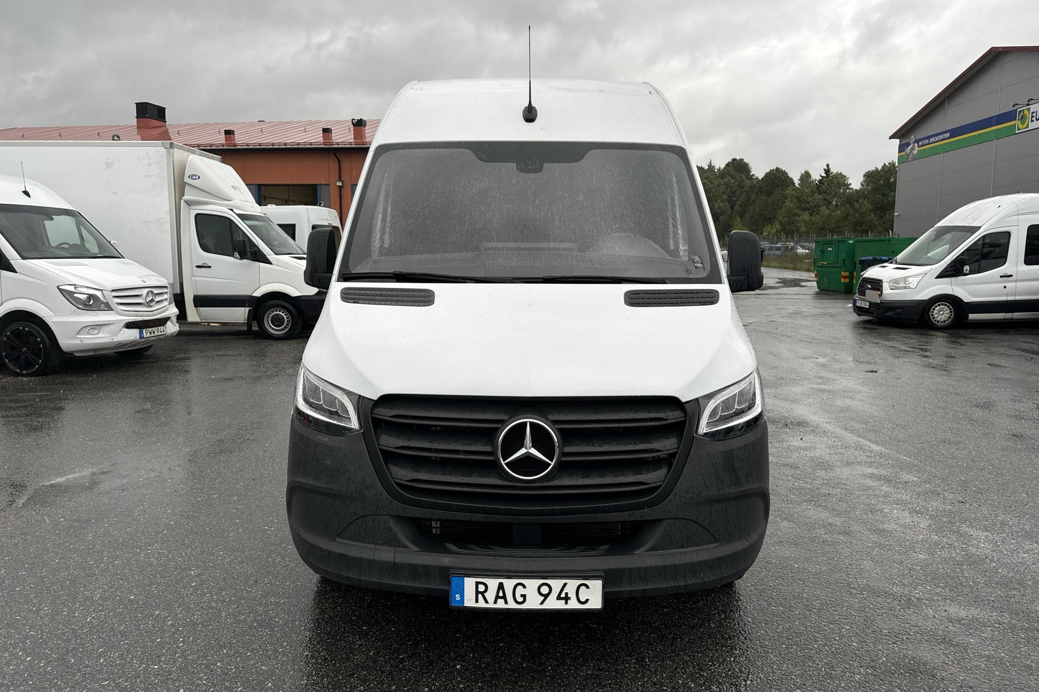 Mercedes Sprinter 317 CDI Skåp RWD (170hk) - 58 610 km - Automaattinen - valkoinen - 2023