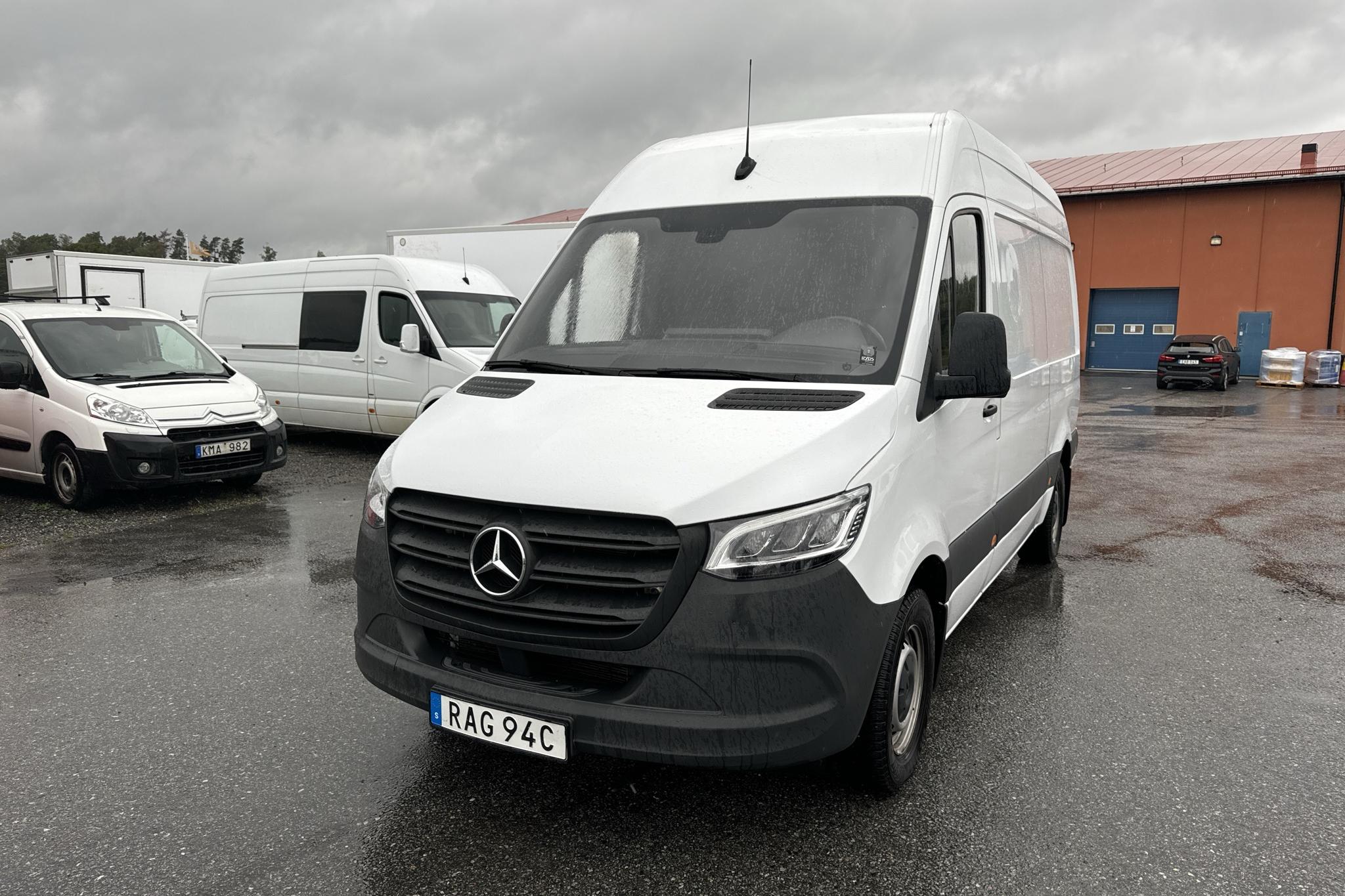 Mercedes Sprinter 317 CDI Skåp RWD (170hk) - 58 610 km - Automaattinen - valkoinen - 2023