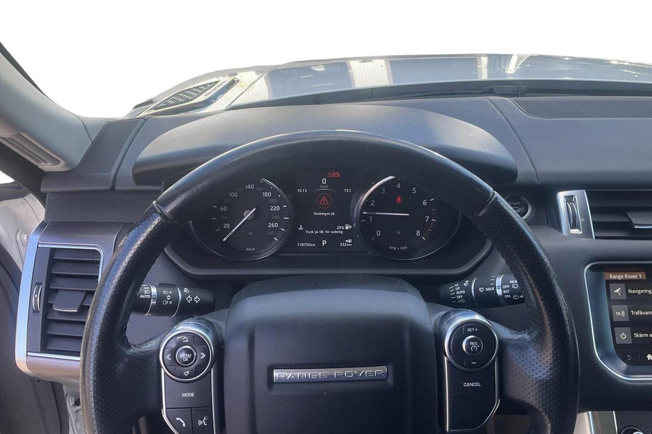 Land Rover Range Rover Sport 3.0 V6 S/C (340hk) - 118 750 km - Automatyczna - biały - 2017