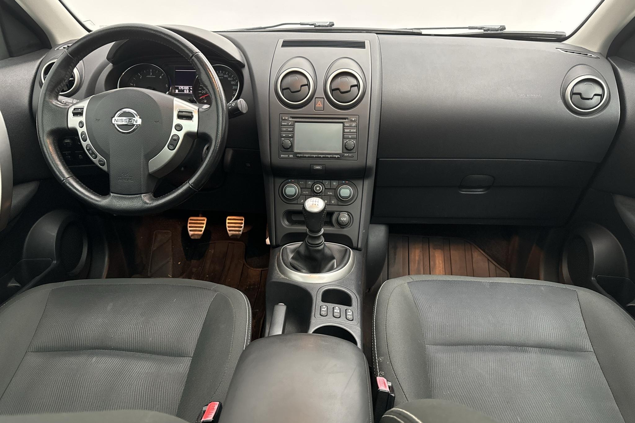 Nissan Qashqai 1.5 dCi DPF (110hk) - 175 110 km - Manuaalinen - musta - 2012