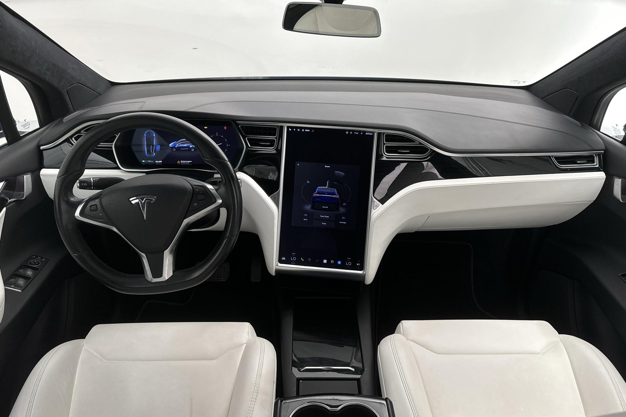 Tesla Model X 100D - 241 530 km - Automatyczna - niebieski - 2018