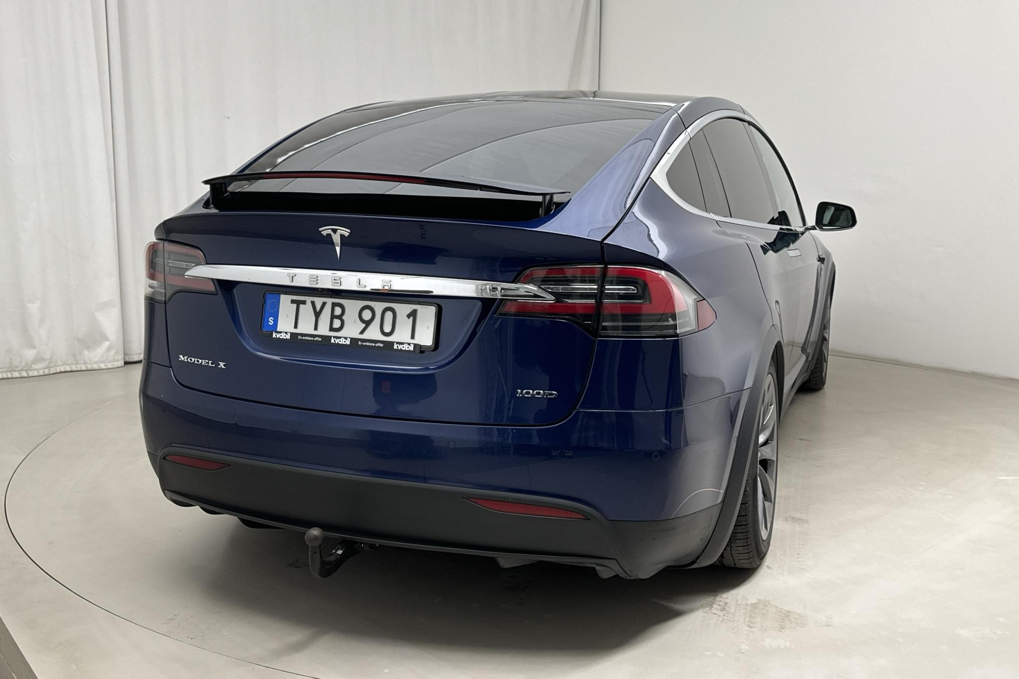 Tesla Model X 100D - 241 530 km - Automatyczna - niebieski - 2018