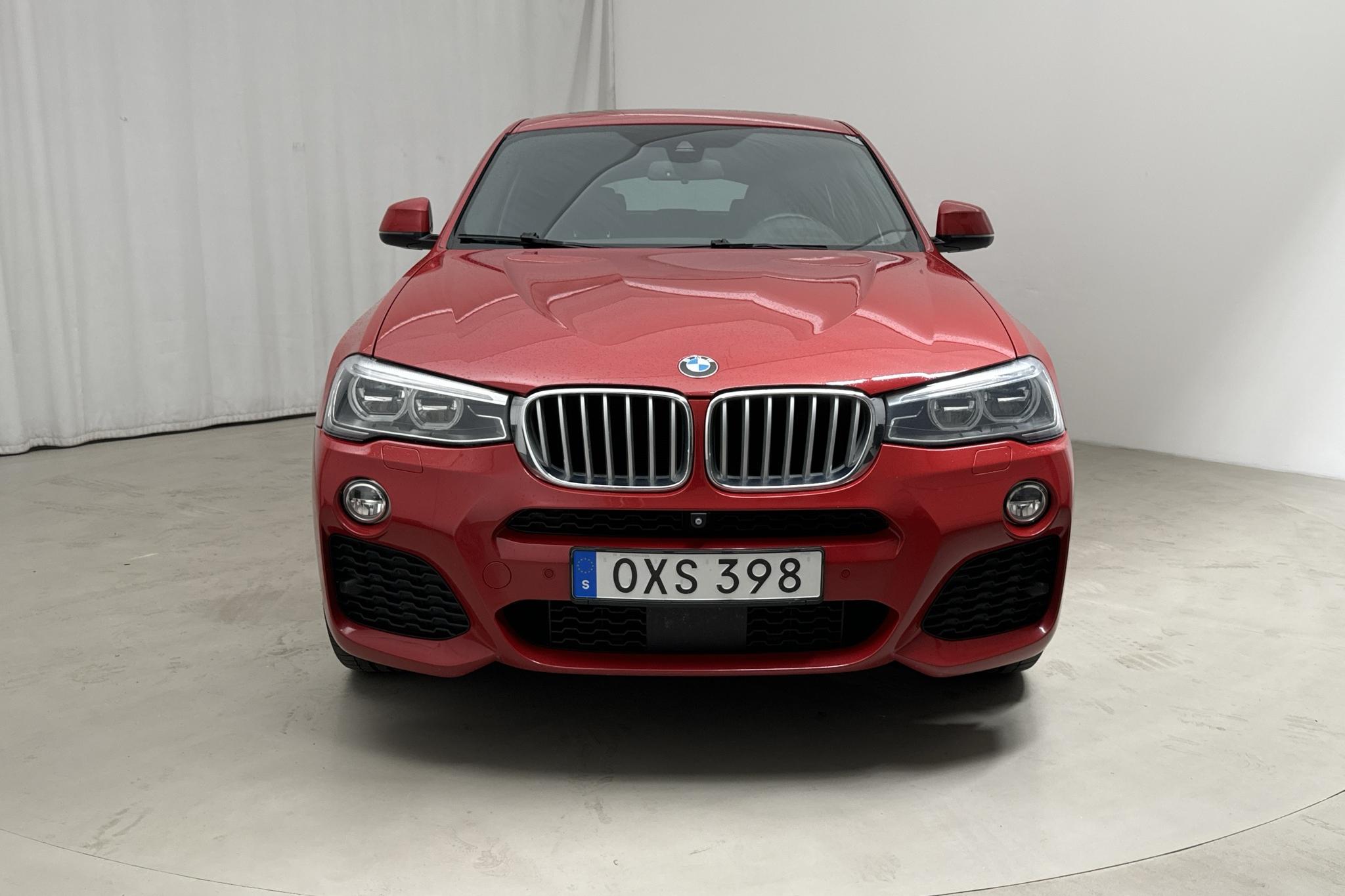 BMW X4 xDrive30d, F26 (258hk) - 115 080 km - Automatyczna - czerwony - 2017