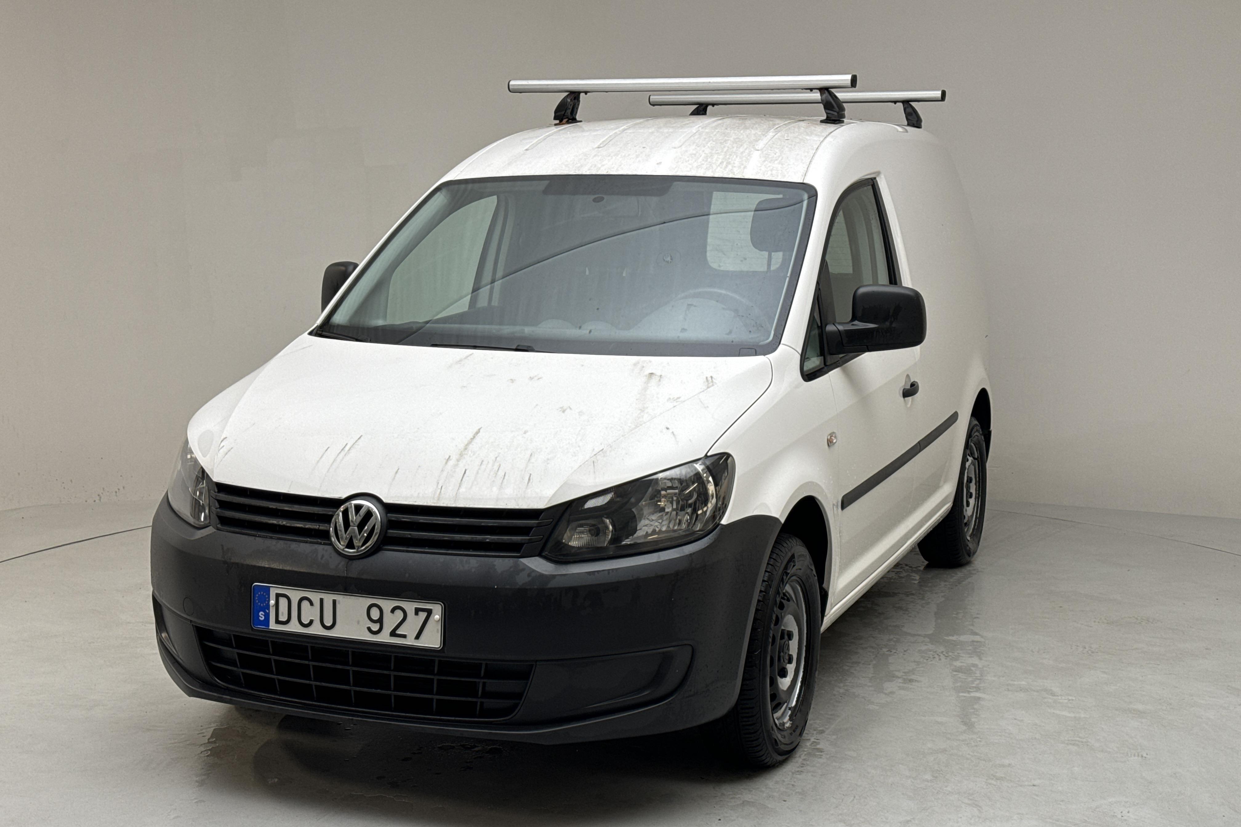 VW Caddy 1.6 TDI Skåp (75hk) - 61 350 km - Manuaalinen - valkoinen - 2014