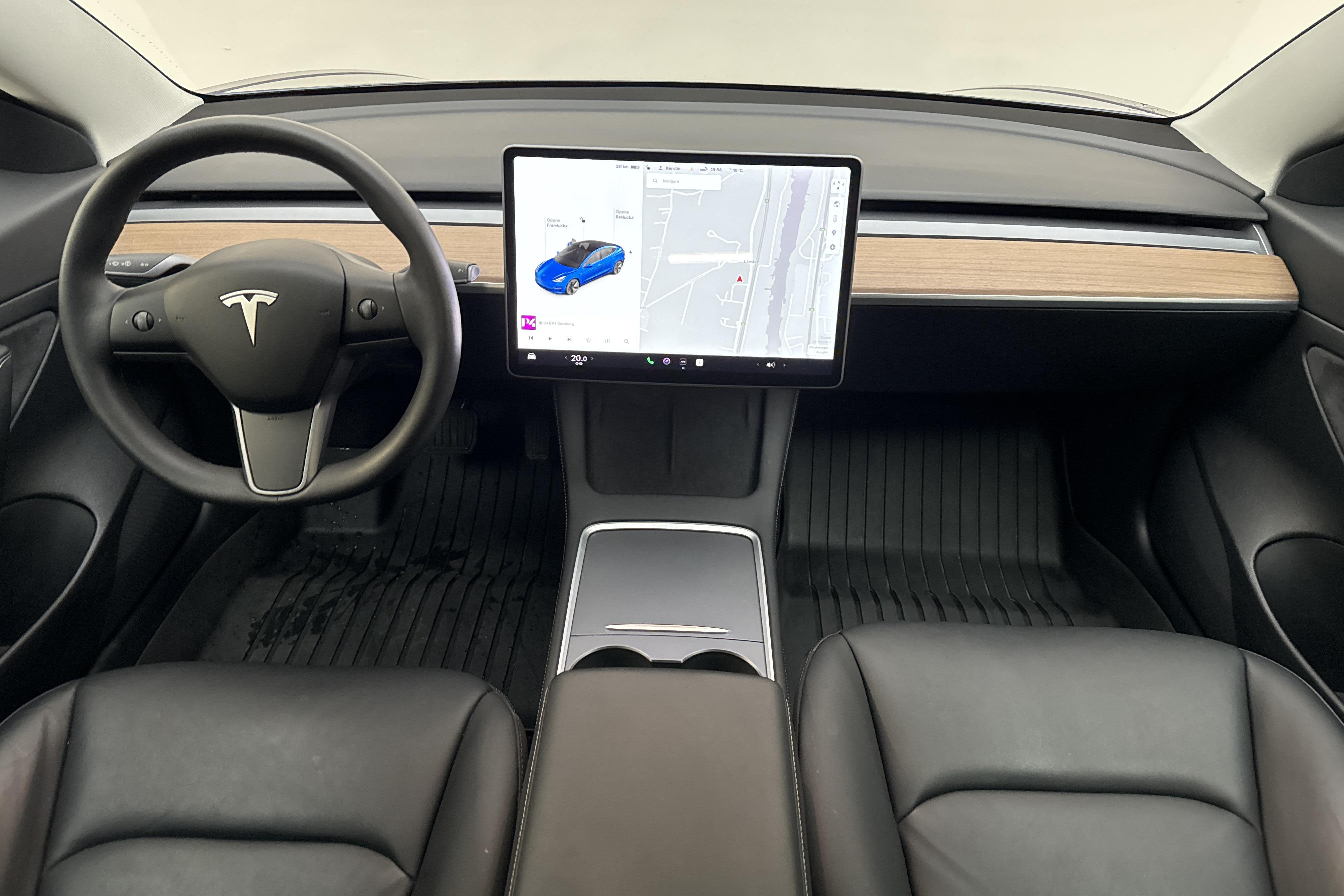 Tesla Model 3 Standard Range RWD - 43 200 km - Automatyczna - niebieski - 2021