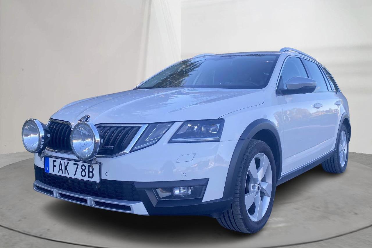 Skoda Octavia Scout II 2.0 TDI 4X4 (150hk) - 194 950 km - Automaattinen - valkoinen - 2019