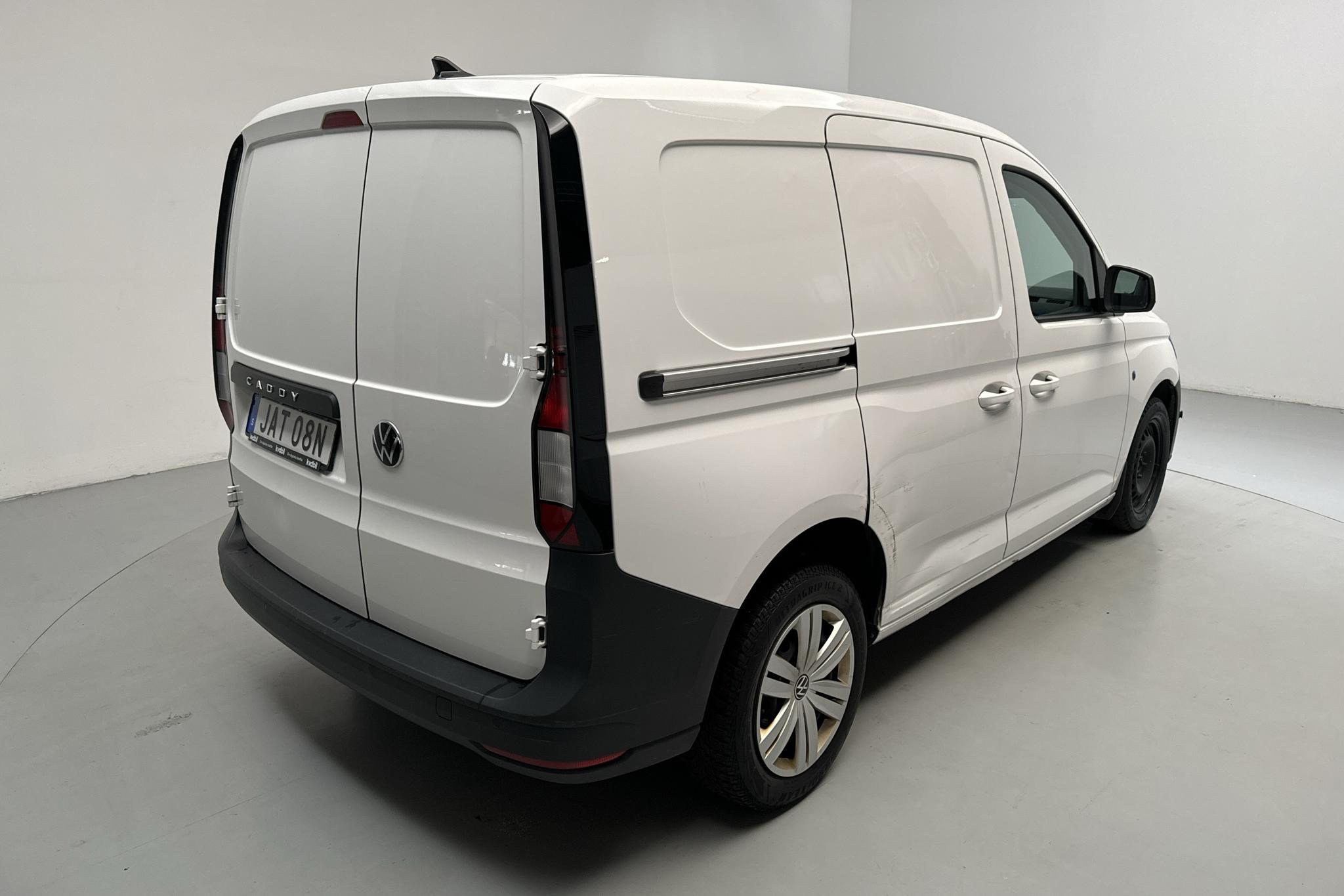 VW Caddy Cargo 2.0 TDI Skåp (122hk) - 72 840 km - Automatic - white - 2021