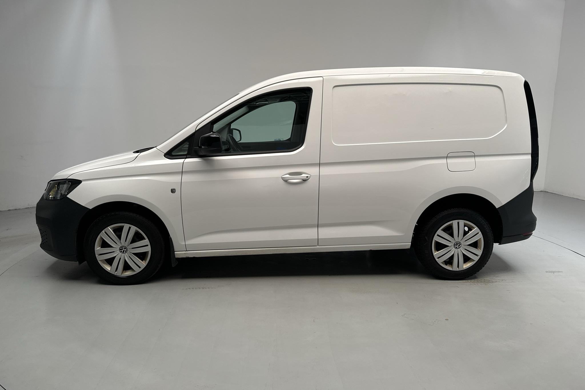 VW Caddy Cargo 2.0 TDI Skåp (122hk) - 72 840 km - Automatic - white - 2021