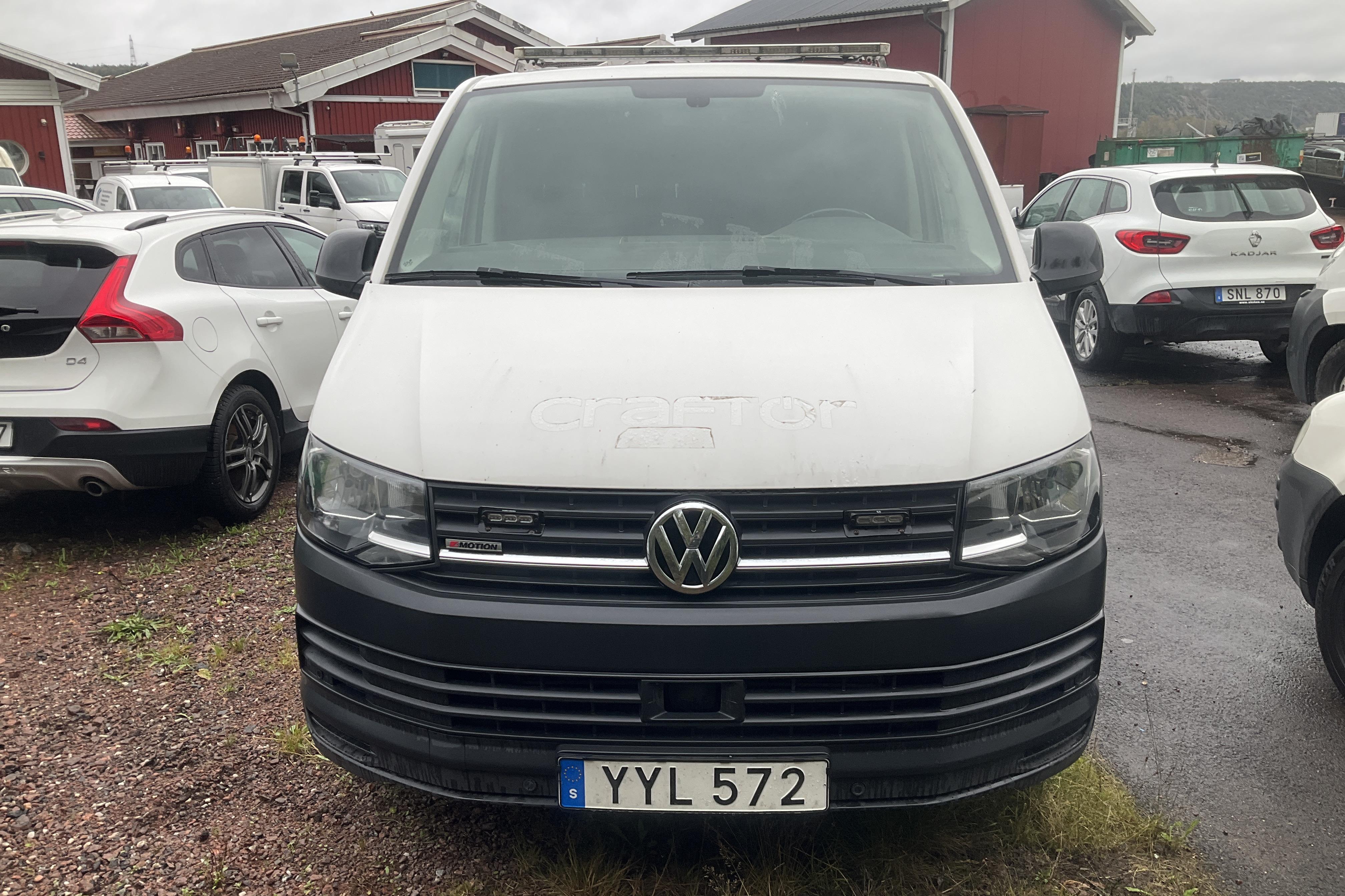 VW Transporter T6 2.0 TDI BMT Skåp 4MOTION (150hk) - 260 000 km - Automatyczna - biały - 2018