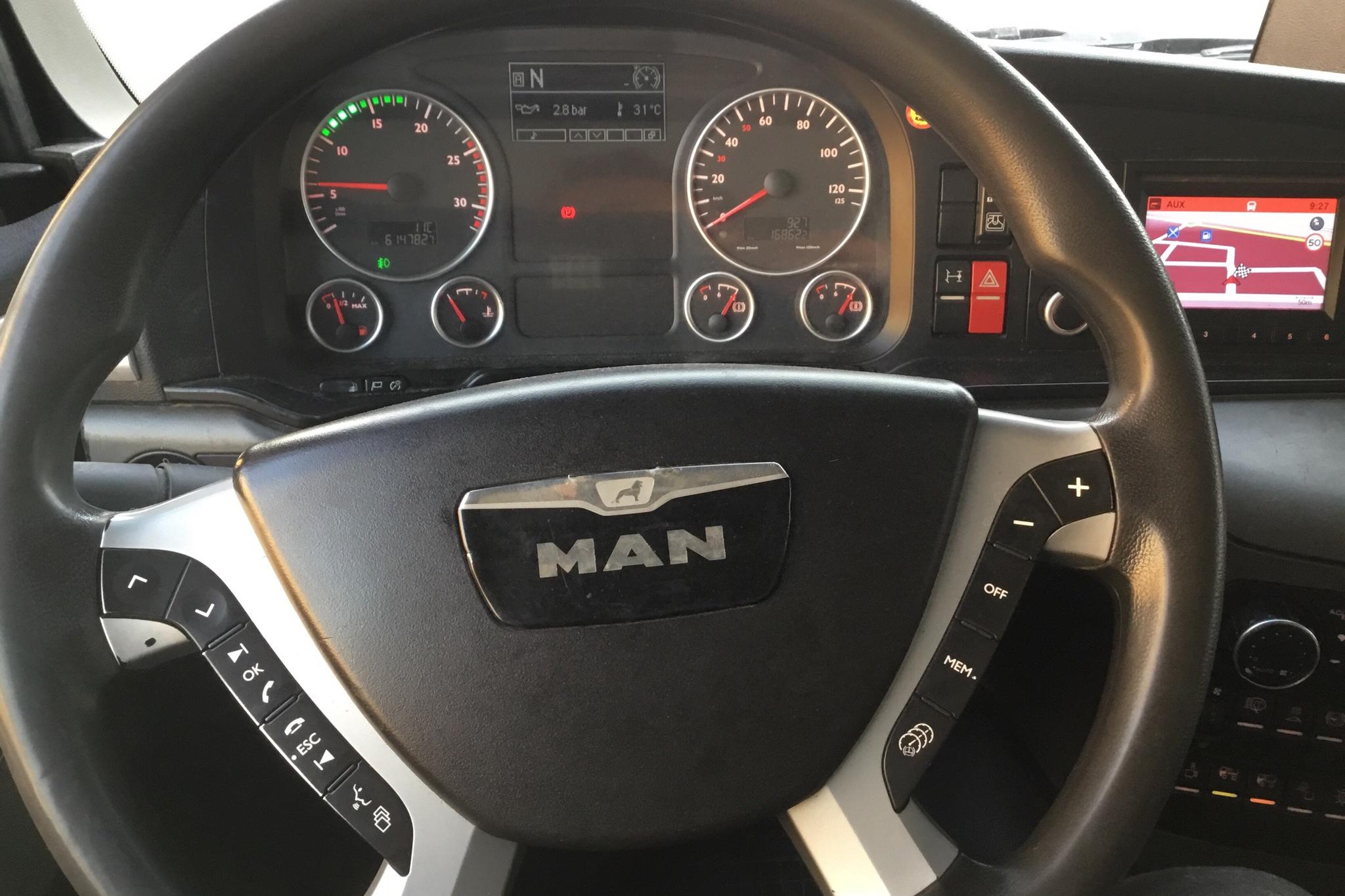 MAN TGS 36.440 LL - 614 782 km - Automaatne - valge - 2015