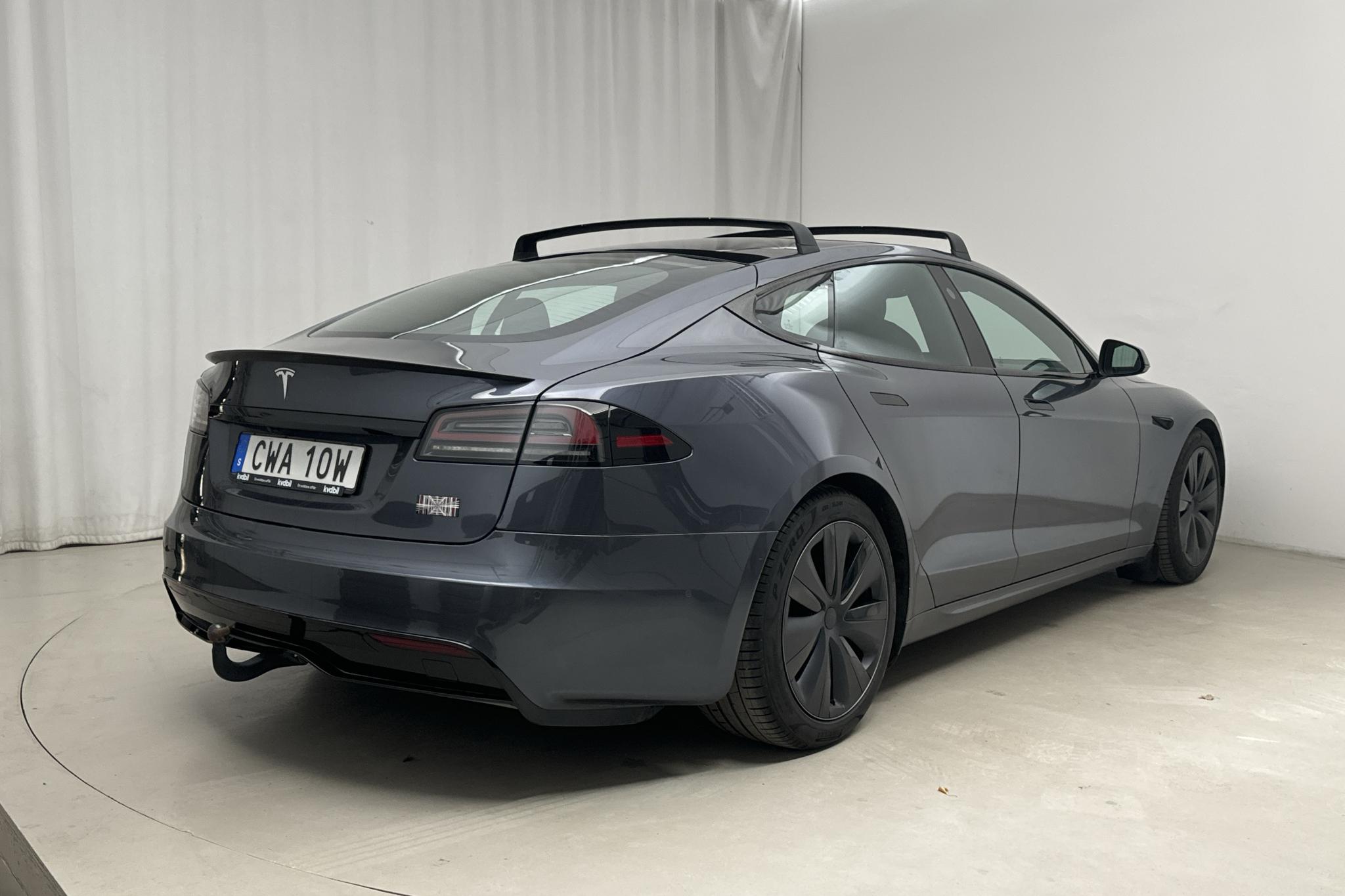 Tesla Model S Plaid AWD (1020hk) - 4 369 mil - Automat - grå - 2023