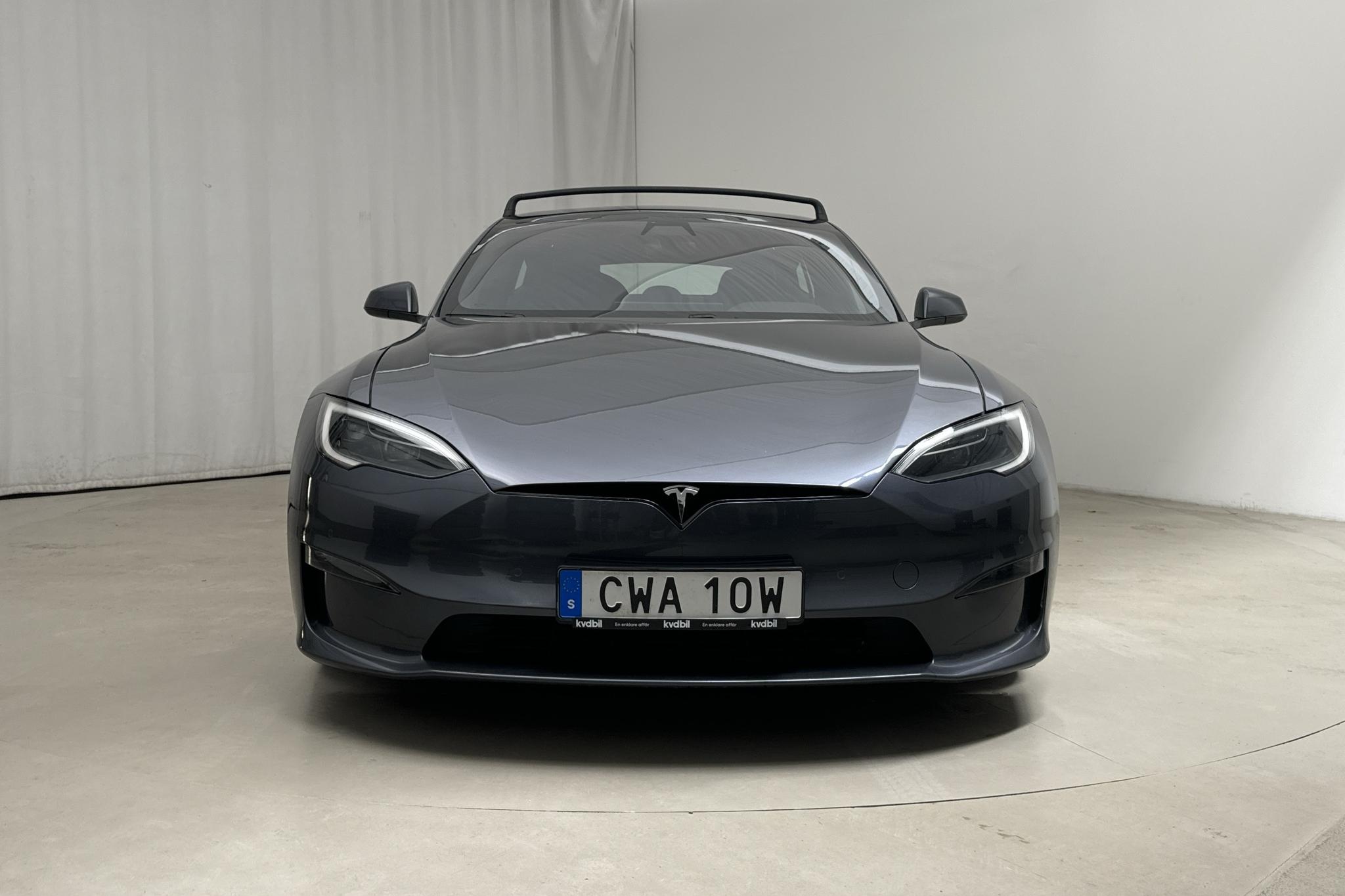 Tesla Model S Plaid AWD (1020hk) - 4 369 mil - Automat - grå - 2023