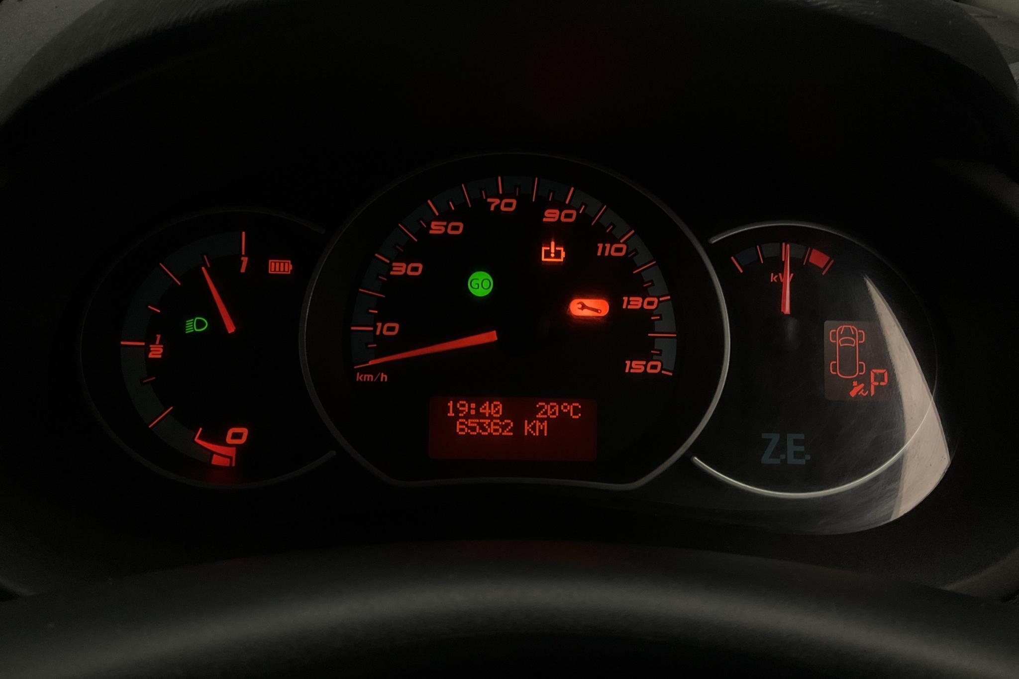 Renault Kangoo Z.E Power Plus 33 kWh Maxi Skåp (60hk) - 65 360 km - Automatyczna - biały - 2020