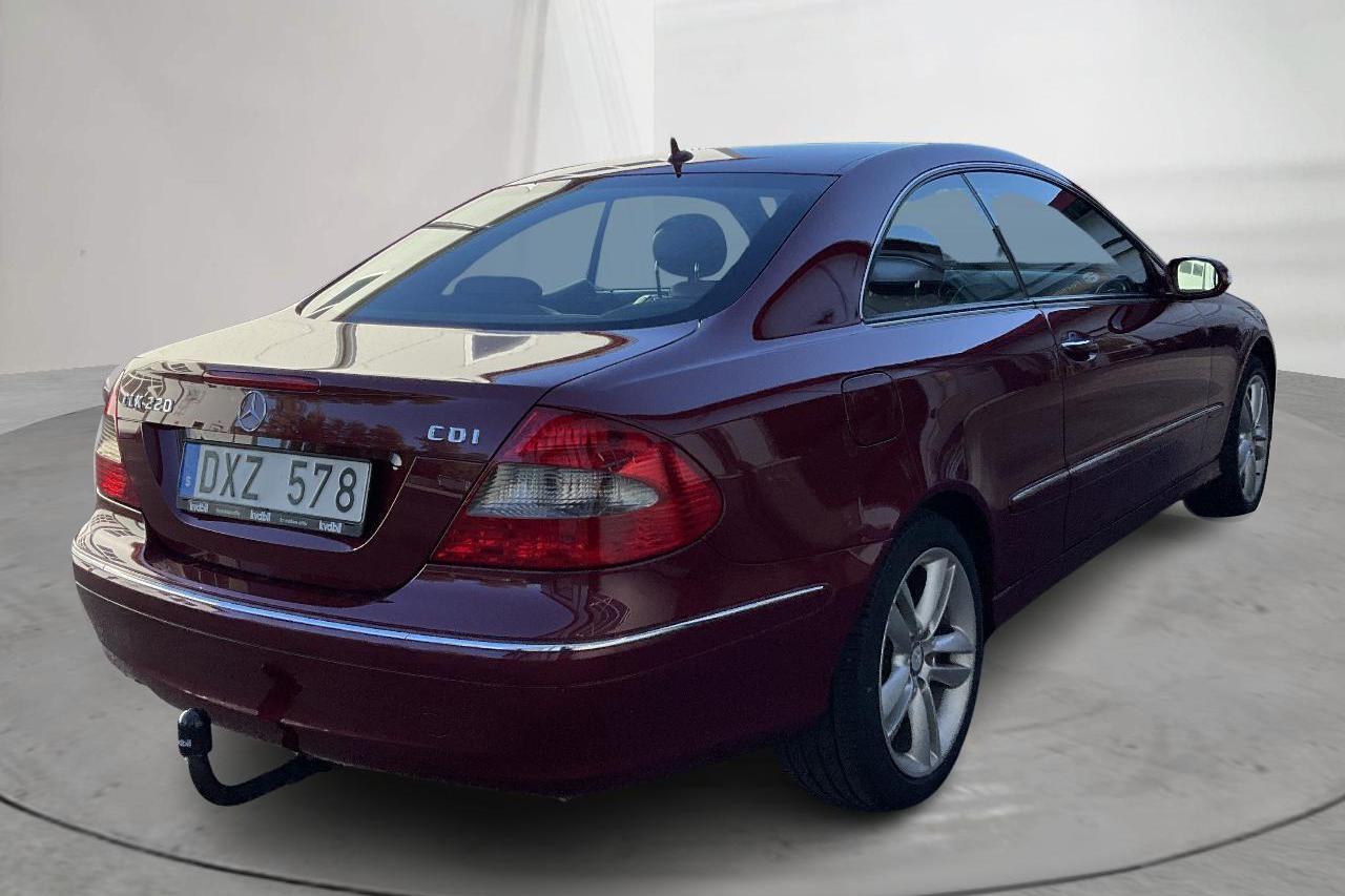 Mercedes CLK 220 CDI C209 (150hk) - 145 930 km - Automatic - Dark Red - 2008