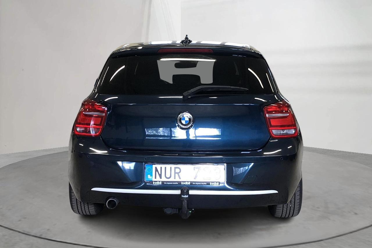 BMW 118d 5dr, F20 (143hk) - 247 420 km - Manualna - niebieski - 2012