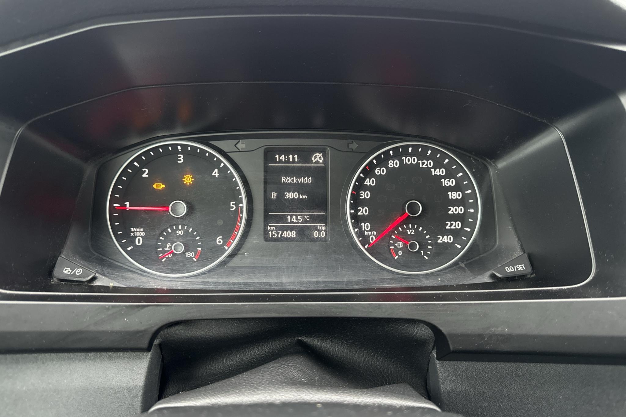 VW Transporter T6 2.0 TDI BMT Skåp (150hk) - 157 410 km - Automatyczna - biały - 2018