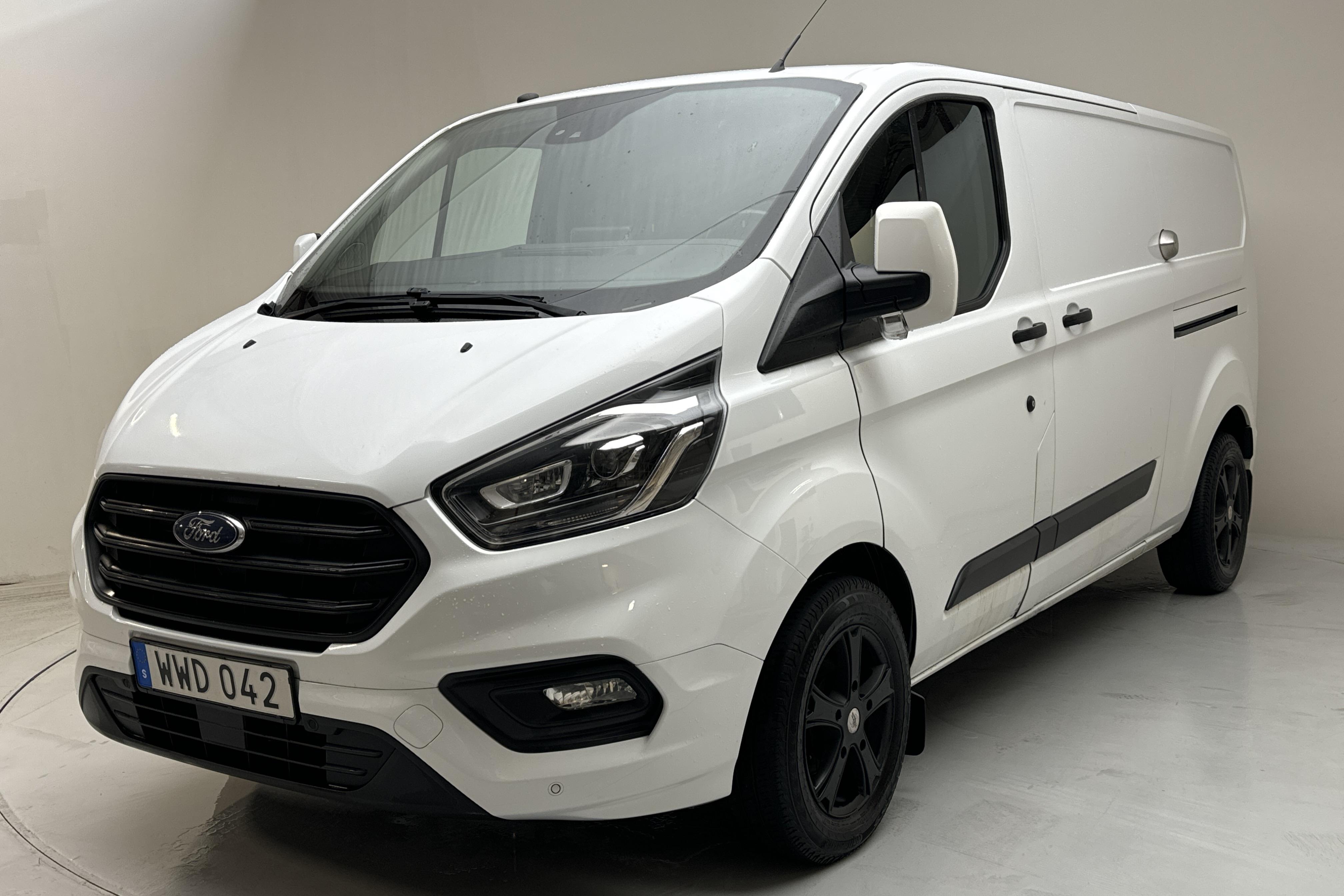 Ford Transit Custom 300 (130hk) - 135 790 km - Automatyczna - biały - 2018