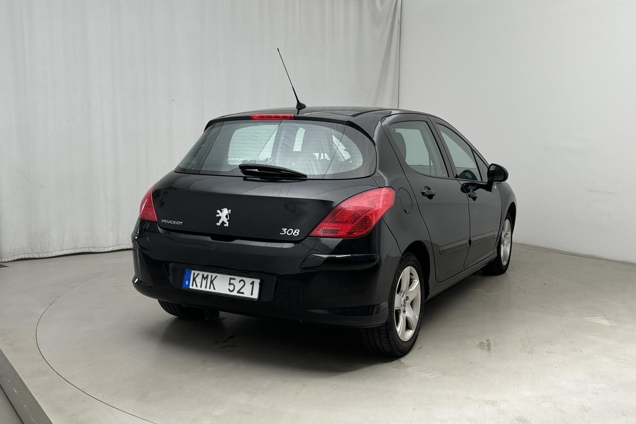 Peugeot 308 1.6 HDi FAP 5dr (110hk) - 149 190 km - Manualna - czarny - 2010