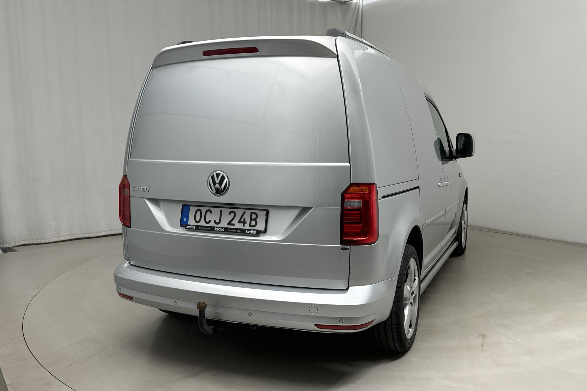 VW Caddy 2.0 TDI Skåp (102hk) - 94 440 km - Automaattinen - hopea - 2020