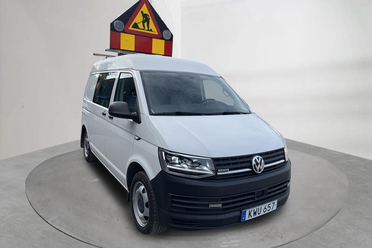 VW Transporter T6 2.0 TDI BMT Skåp 4MOTION (150hk) - 11 800 mil - Automat - vit - 2017