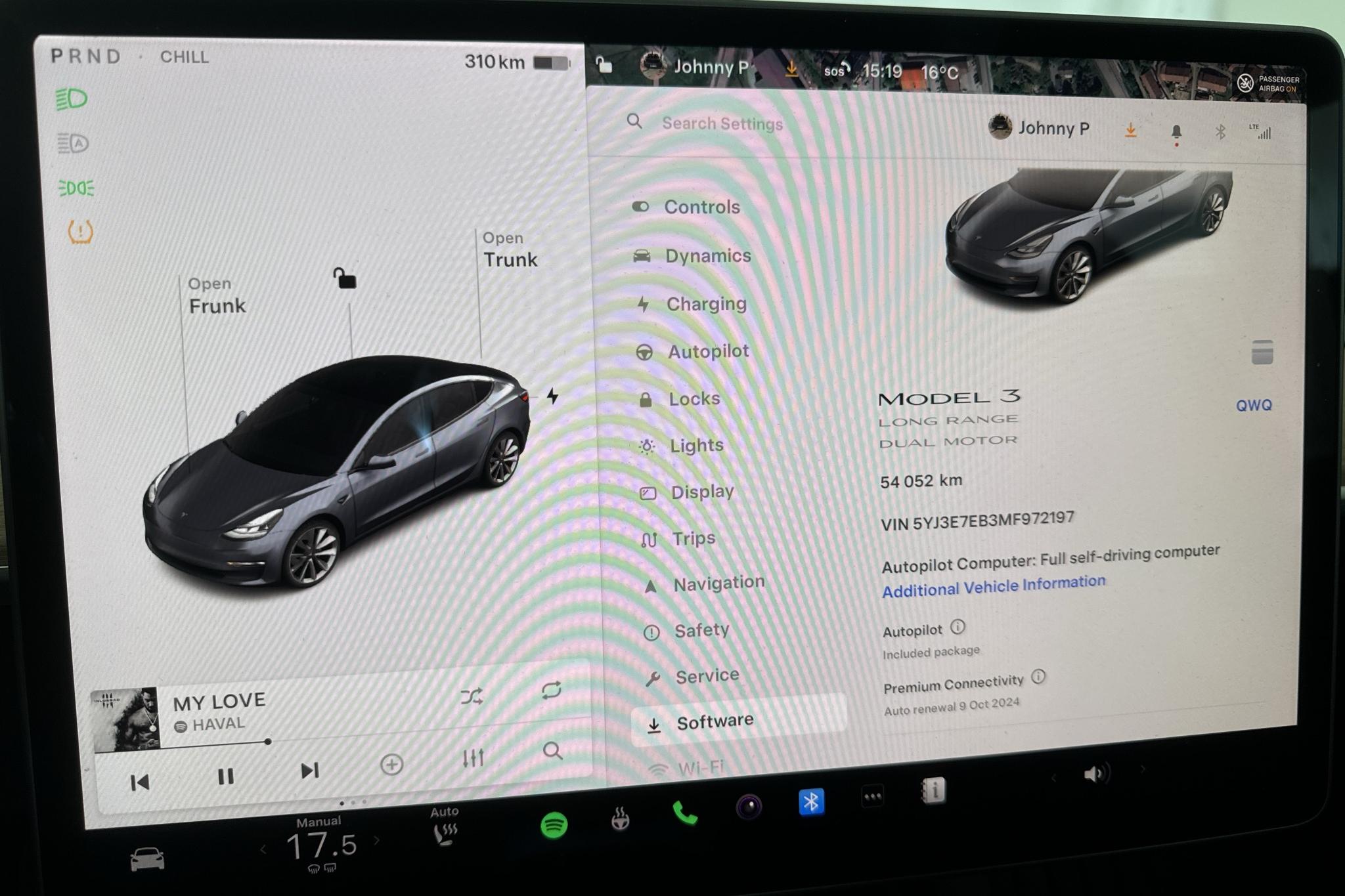 Tesla Model 3 Long Range Dual Motor AWD - 5 405 mil - Automat - grå - 2021