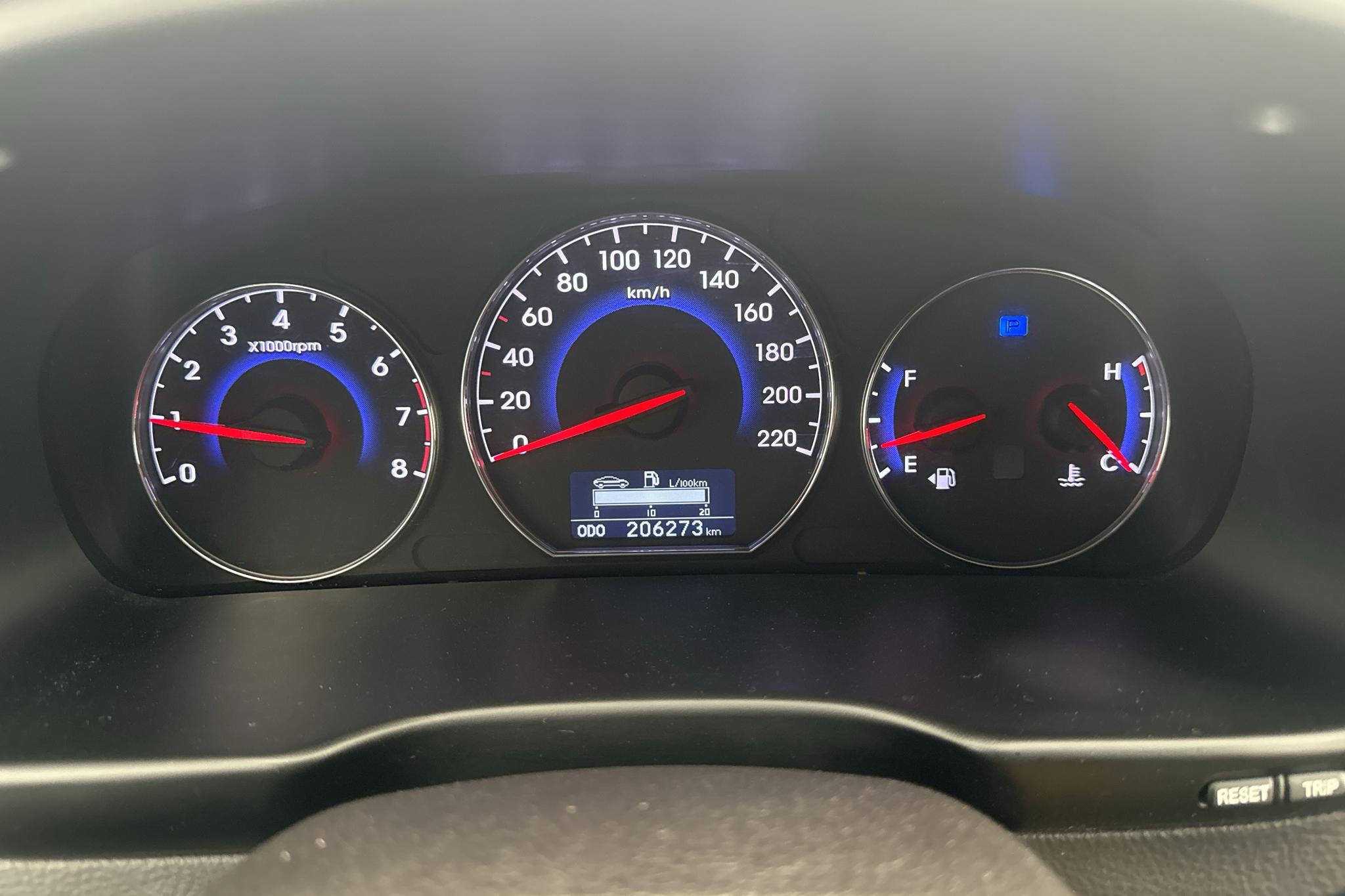 Hyundai Santa Fé 2.4 (174hk) - 206 280 km - Automaatne - must - 2010