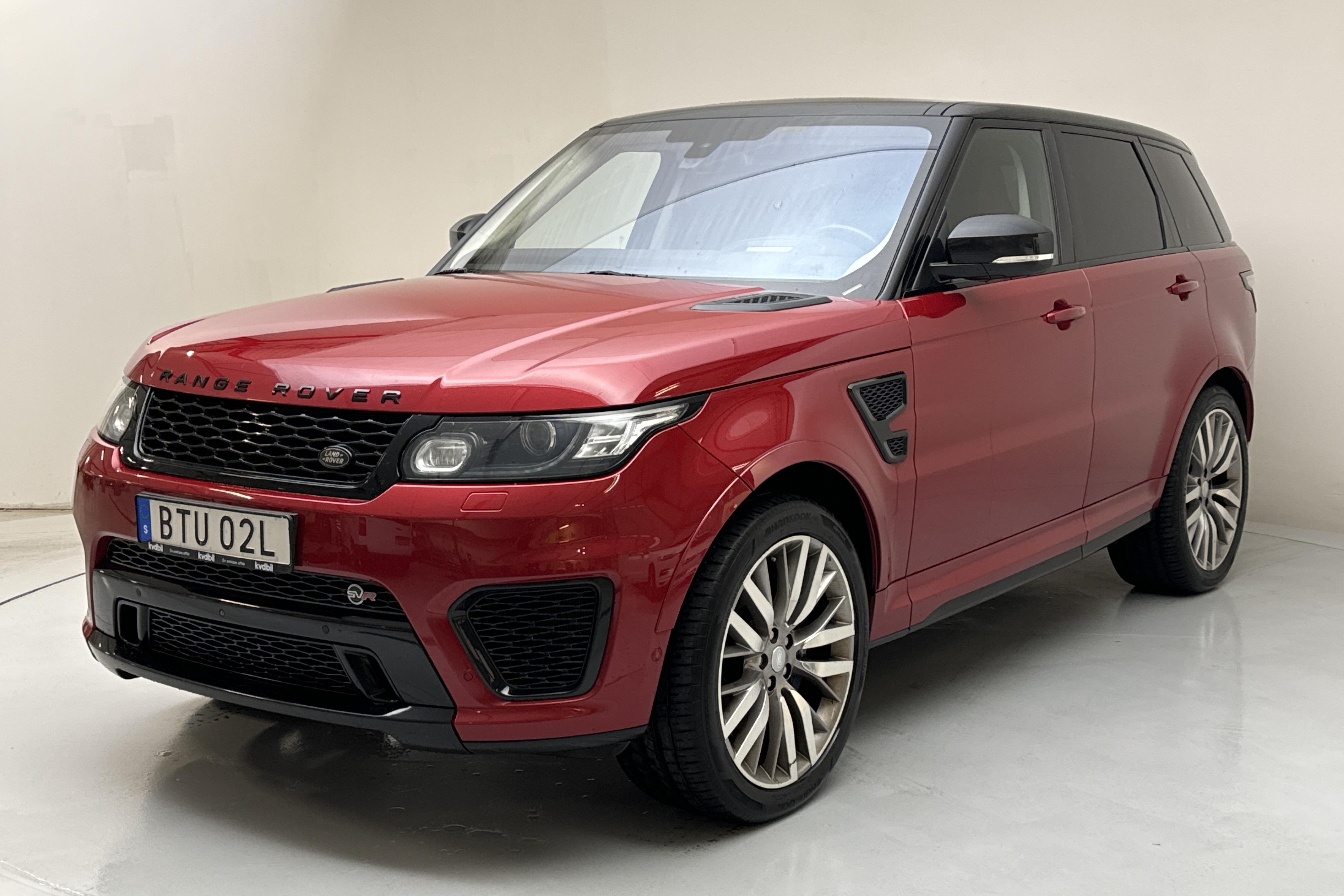 Land Rover RANGE ROVER SPORT SVR (550hk) - 148 860 km - Automaatne - punane - 2016