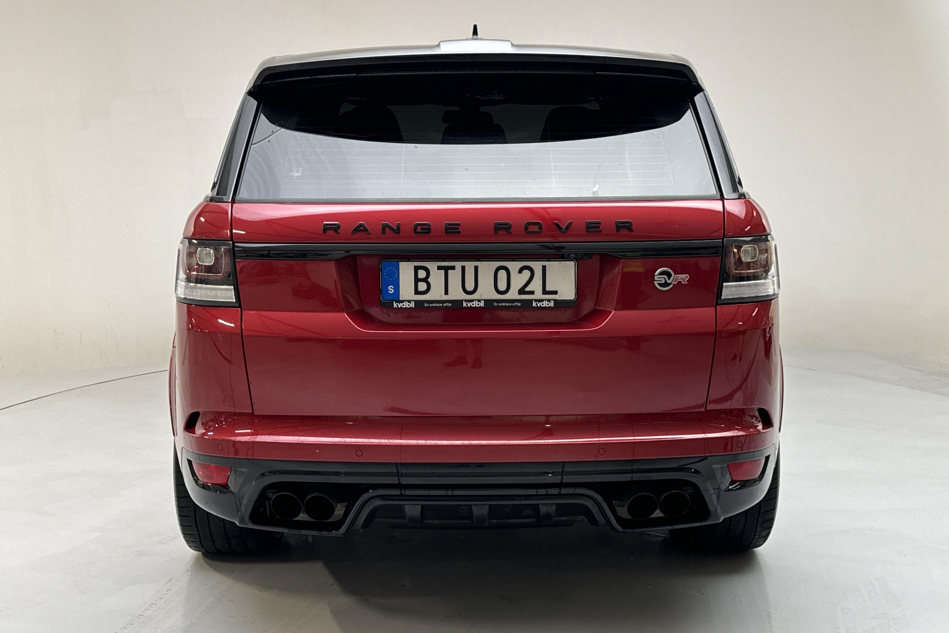 Land Rover RANGE ROVER SPORT SVR (550hk) - 14 886 mil - Automat - röd - 2016