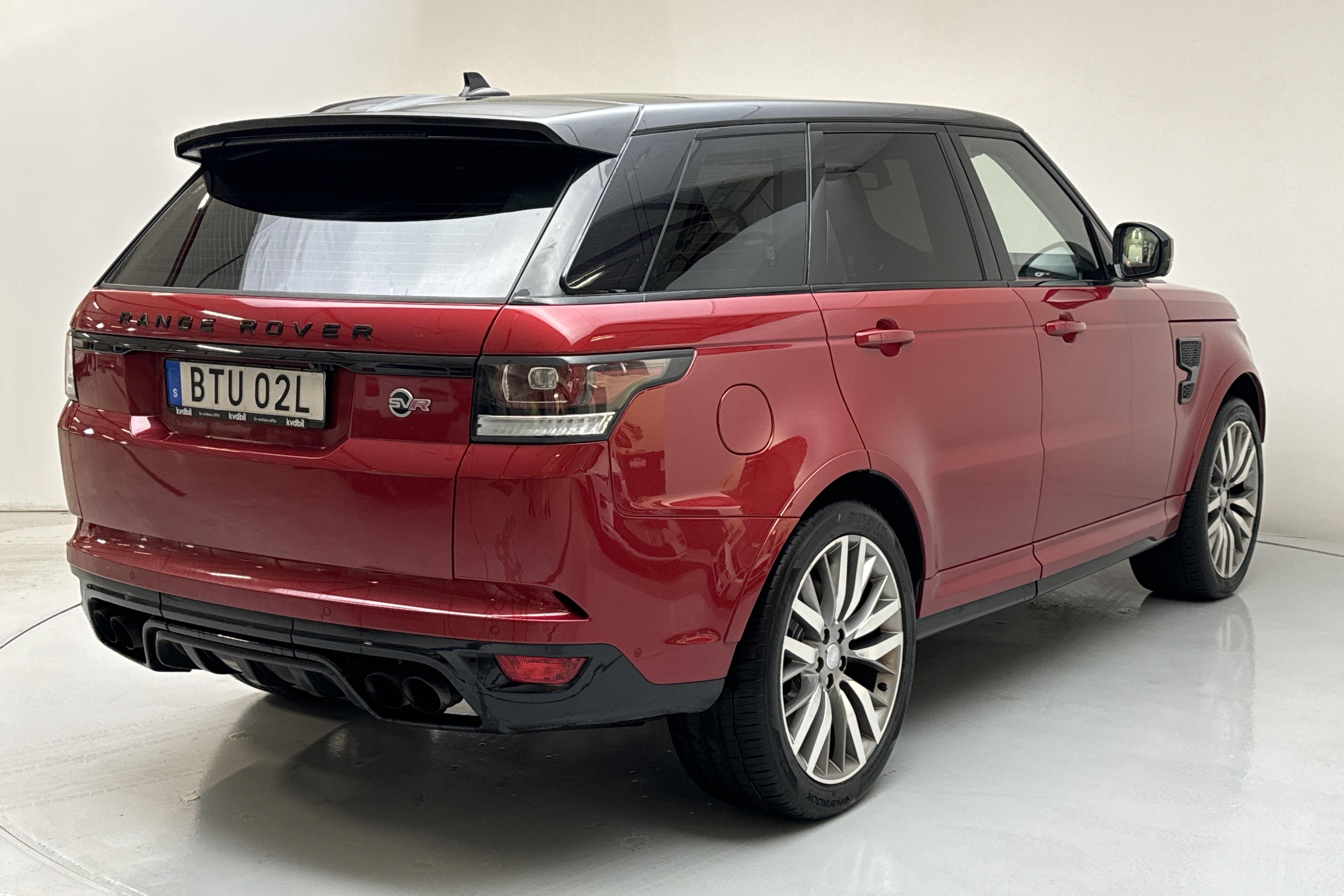 Land Rover RANGE ROVER SPORT SVR (550hk) - 148 860 km - Automatyczna - czerwony - 2016