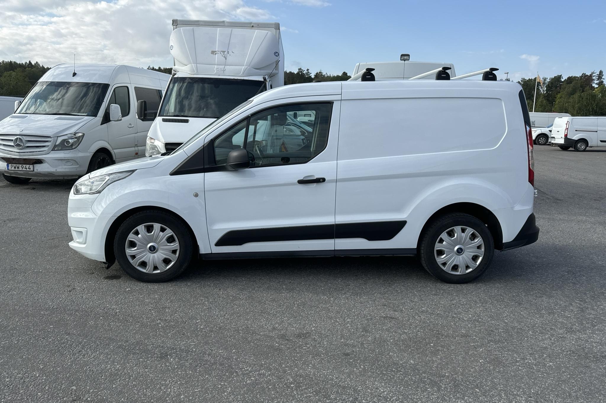 Ford Transit Connect 1.5 EcoBlue (100hk) - 117 590 km - Automaattinen - valkoinen - 2019