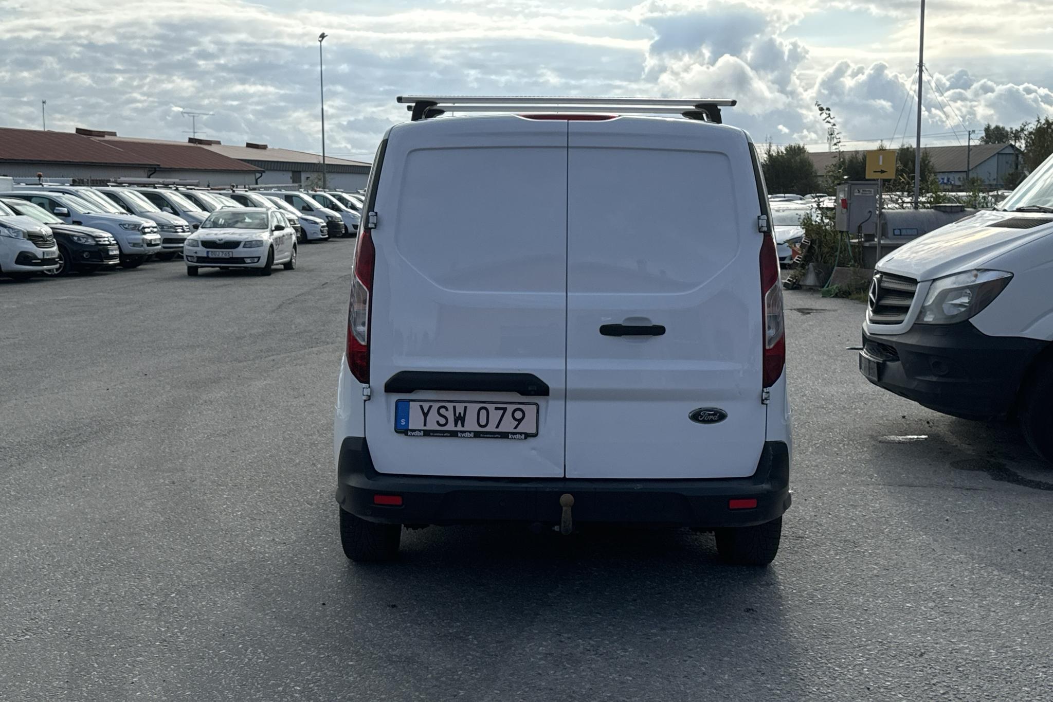 Ford Transit Connect 1.5 EcoBlue (100hk) - 117 590 km - Automaattinen - valkoinen - 2019