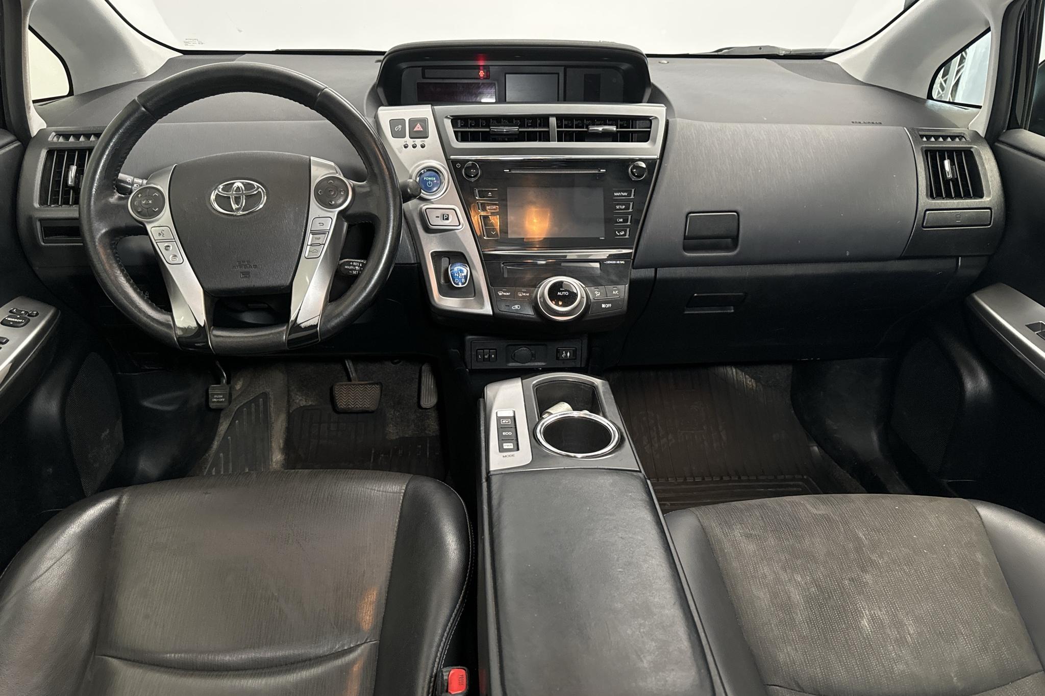 Toyota Prius+ 1.8 Hybrid (99hk) - 125 690 km - Automaatne - must - 2018