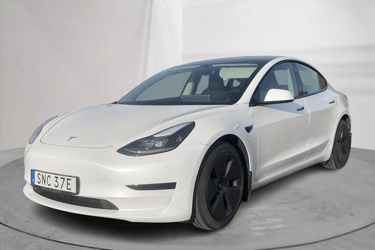 Tesla Model 3 Standard Range RWD - 89 610 km - Automatyczna - biały - 2021