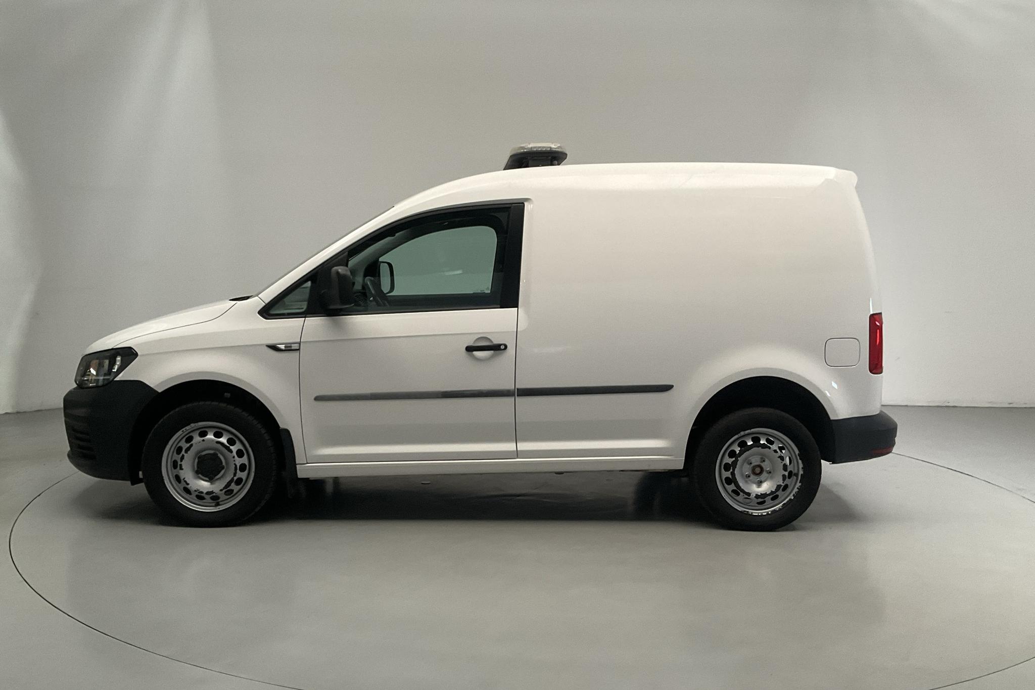 VW Caddy 2.0 TDI Skåp 4MOTION (150hk) - 48 770 km - Automatyczna - biały - 2017