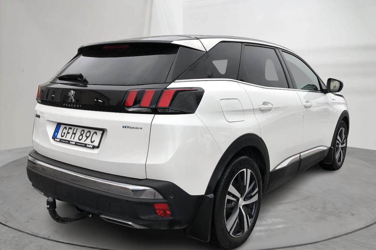 Peugeot 3008 1.6 Plug-in Hybrid 4 (300hk) - 47 840 km - Automatic - white - 2020