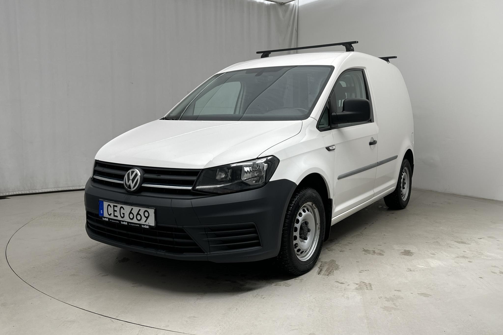 VW Caddy 2.0 TDI Skåp (75hk) - 114 830 km - Manualna - biały - 2017