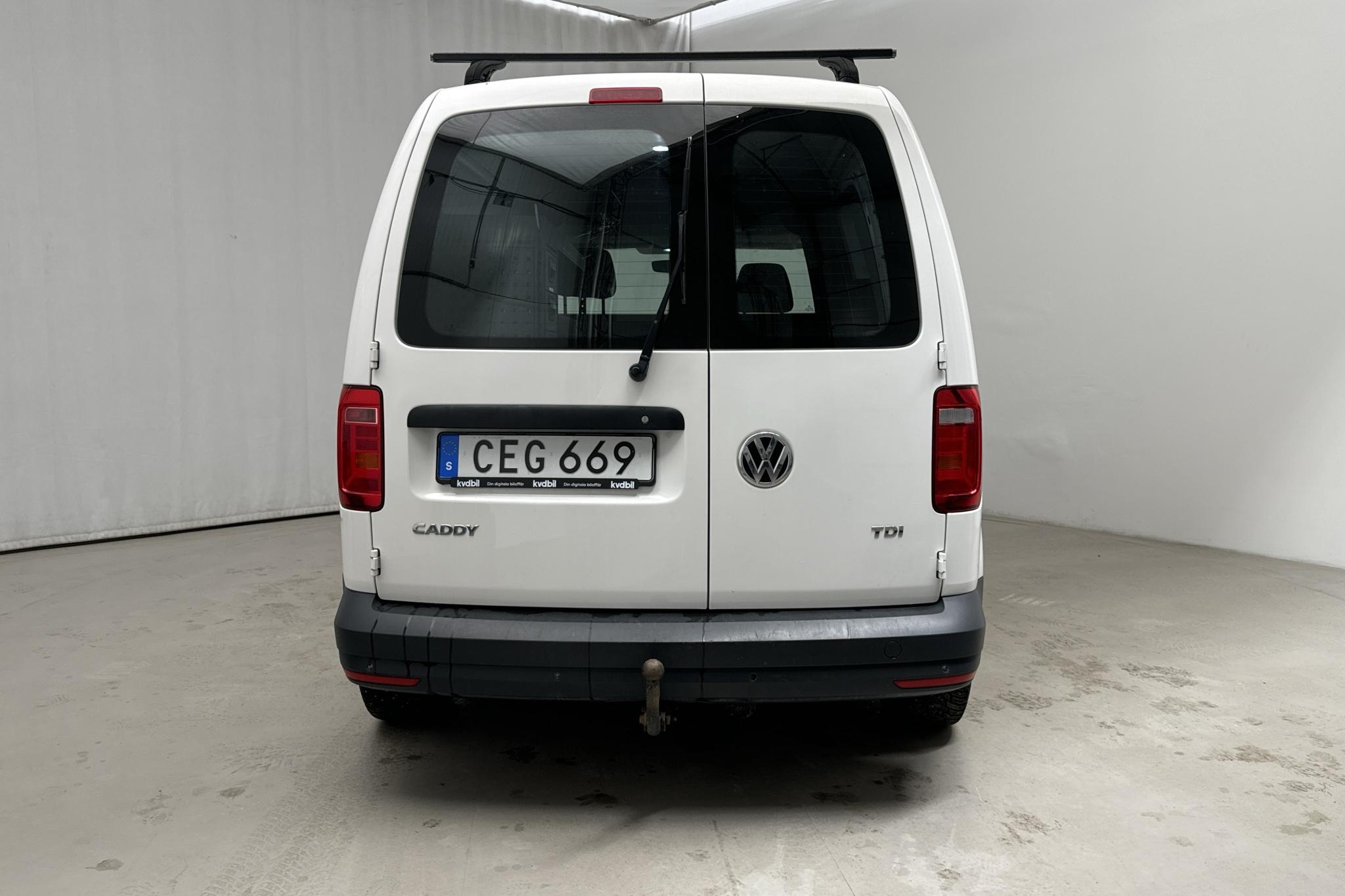 VW Caddy 2.0 TDI Skåp (75hk) - 114 830 km - Manual - white - 2017