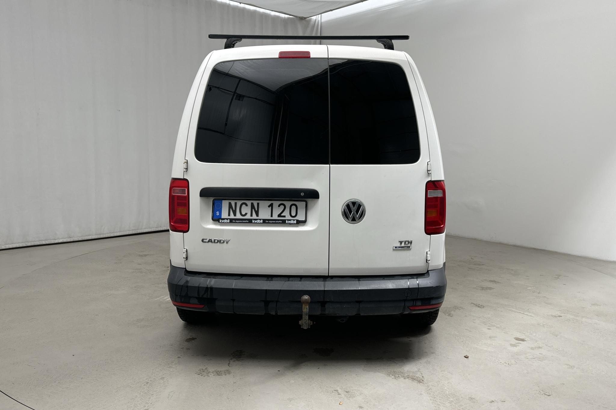 VW Caddy 2.0 TDI Skåp (75hk) - 146 940 km - Manuaalinen - valkoinen - 2016