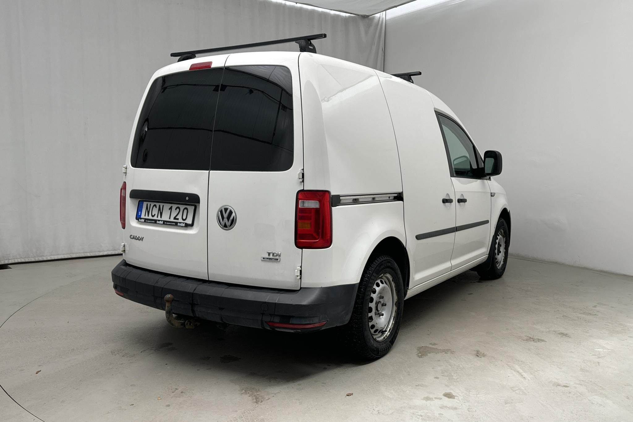 VW Caddy 2.0 TDI Skåp (75hk) - 146 940 km - Käsitsi - valge - 2016